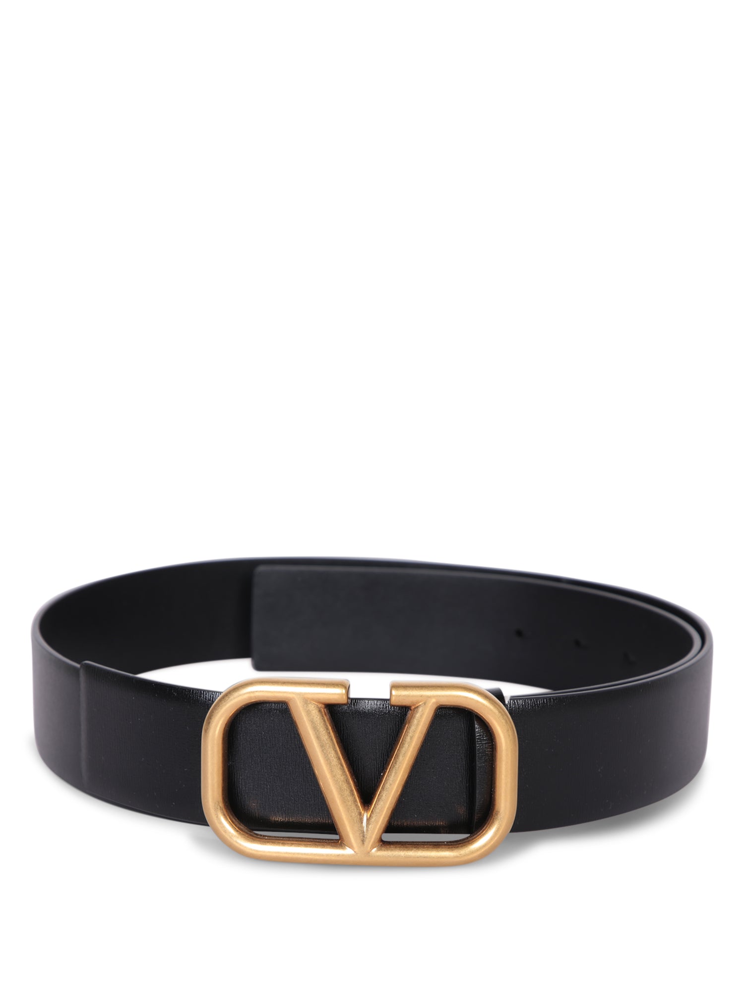 VALENTINO 브이로고 시그니처 blackgold 벨트