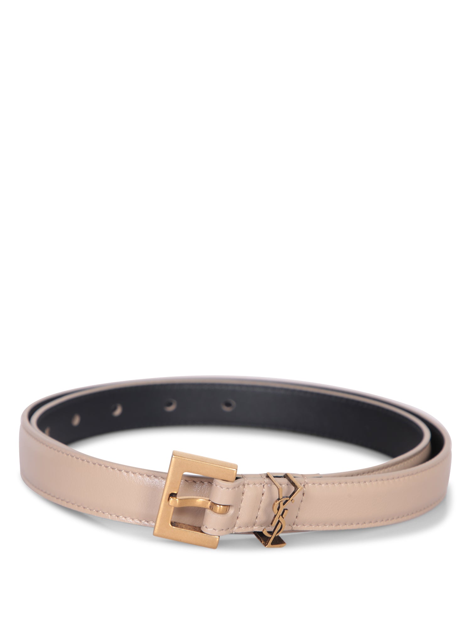 SAINT LAURENT 카산드라 beigegold 벨트