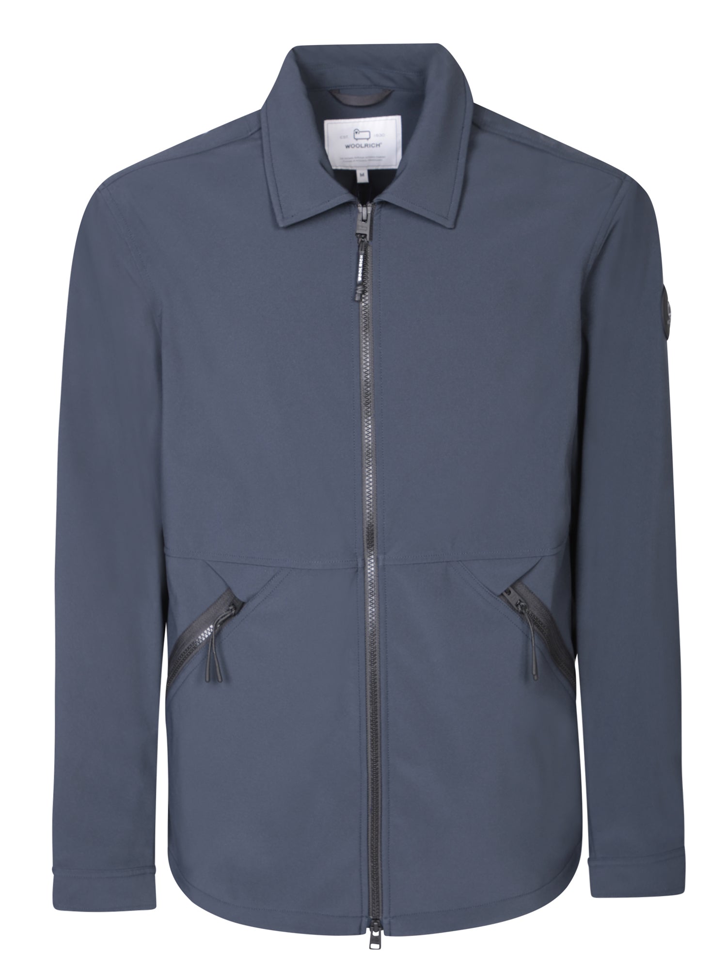 WOOLRICH 블루 소프트 Shell 집 오버셔츠