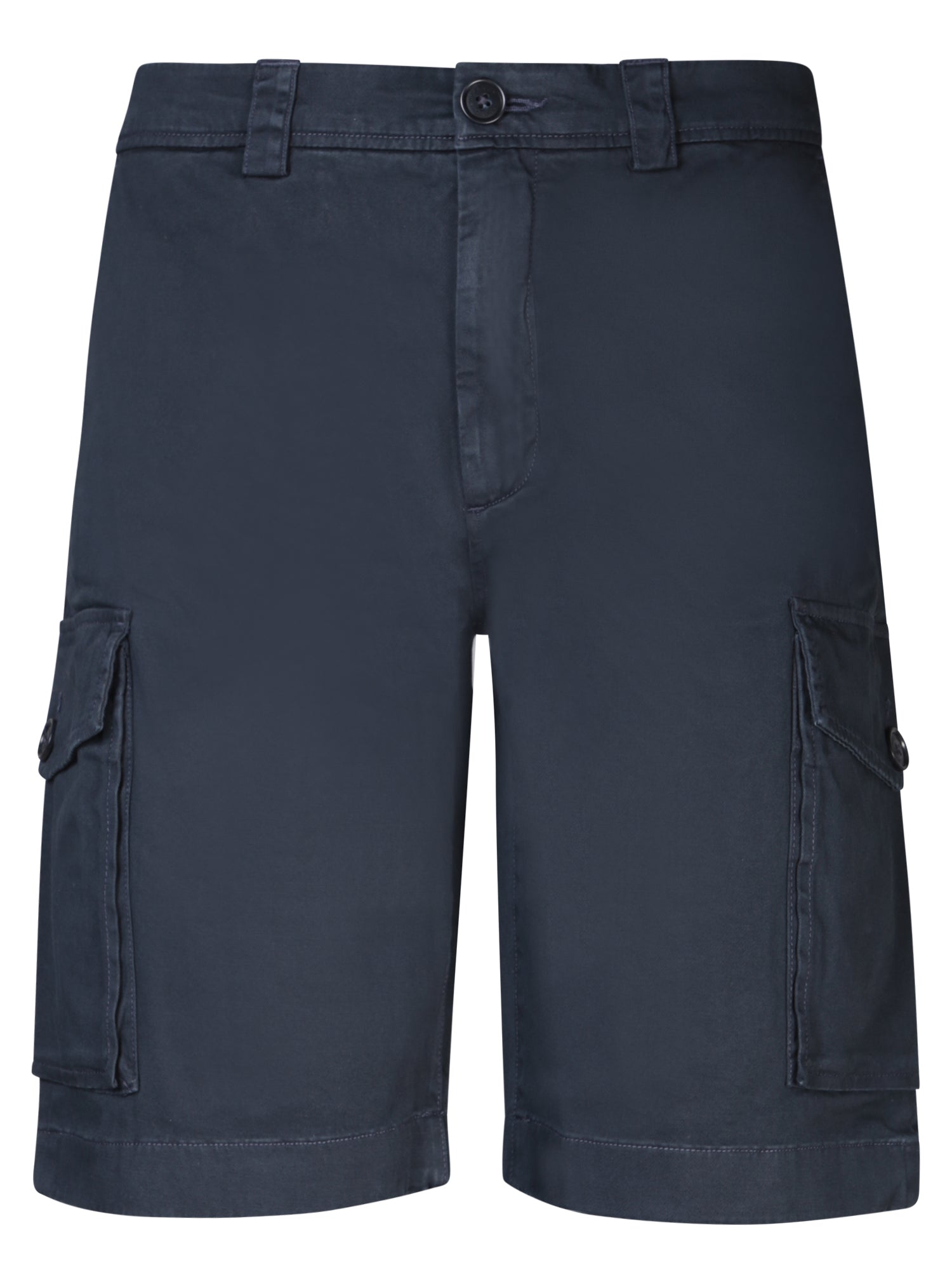 WOOLRICH 블루 트윌 카고 버뮤다 쇼츠