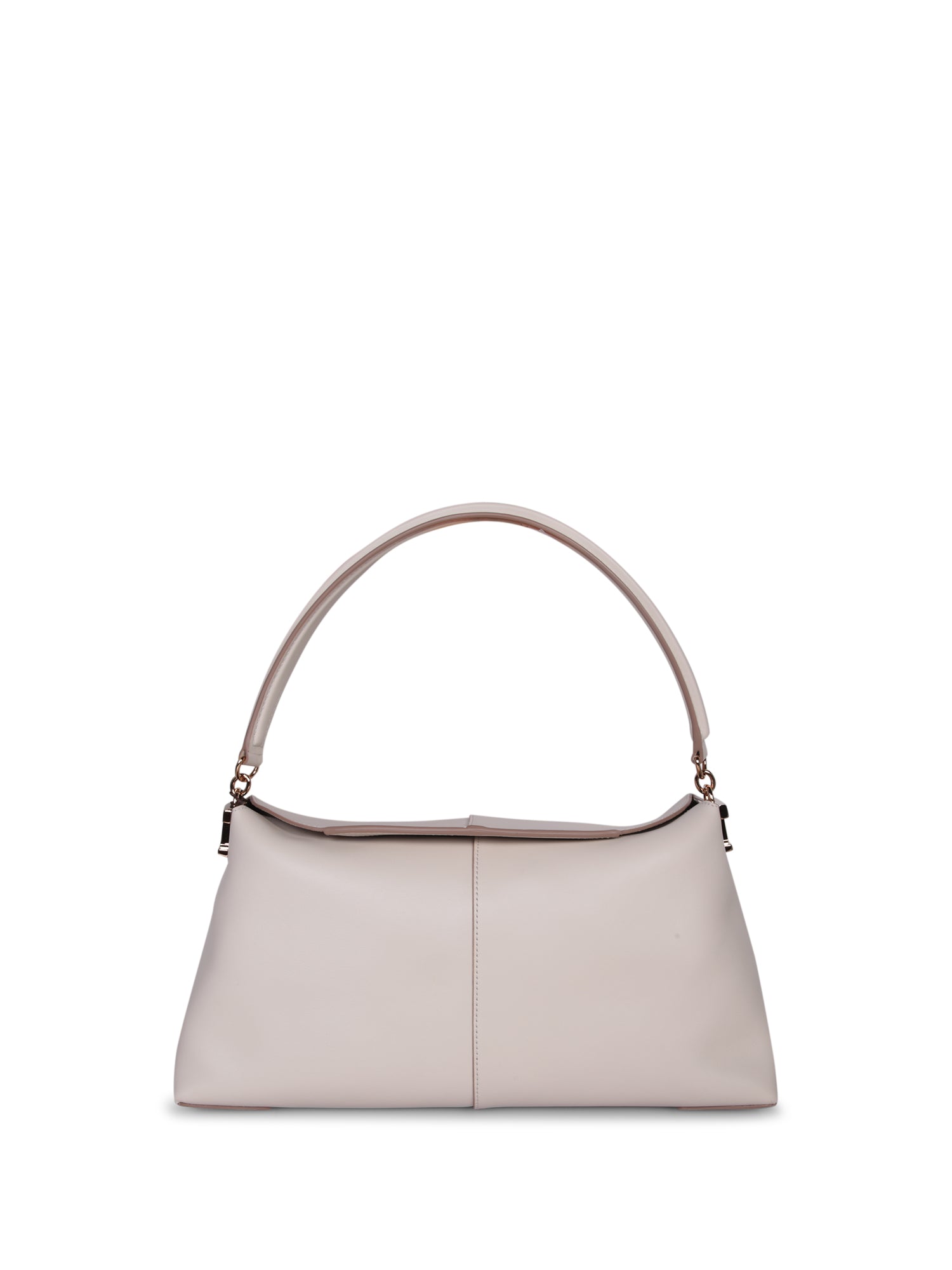 TODS T 케이스 아이보리 숄더 백
