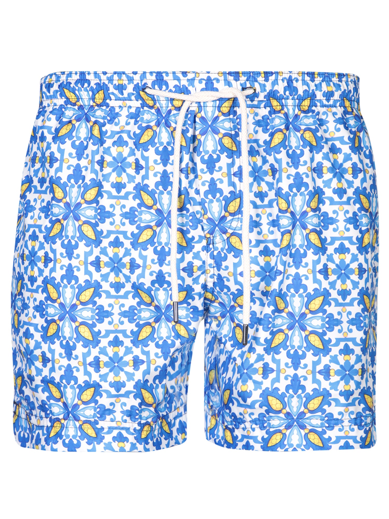 PENINSULA 패턴 Swim 트렁크 in 라이트 BlueYellowBlue