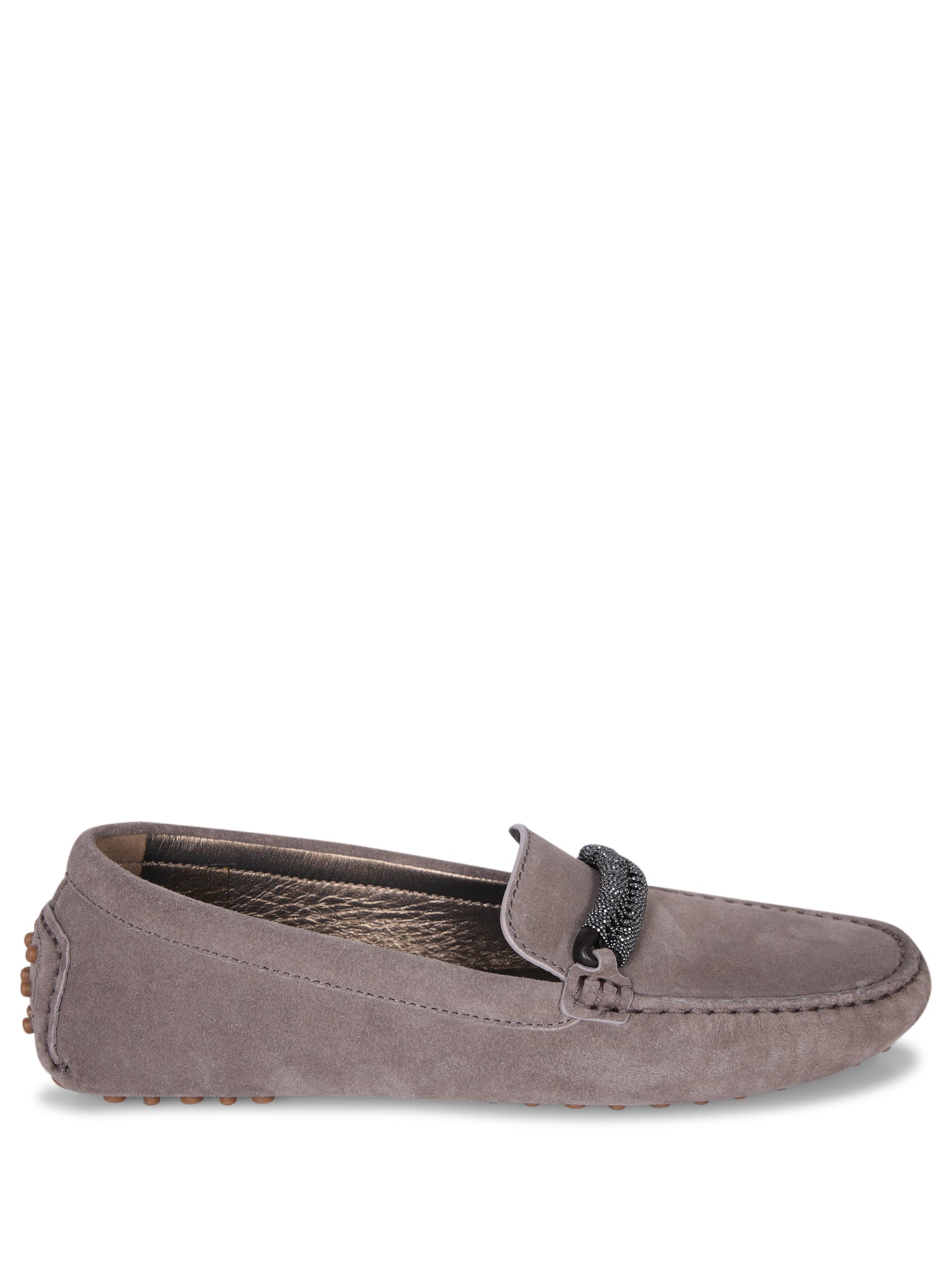 BRUNELLO CUCINELLI 그레이 스웨이드 로퍼