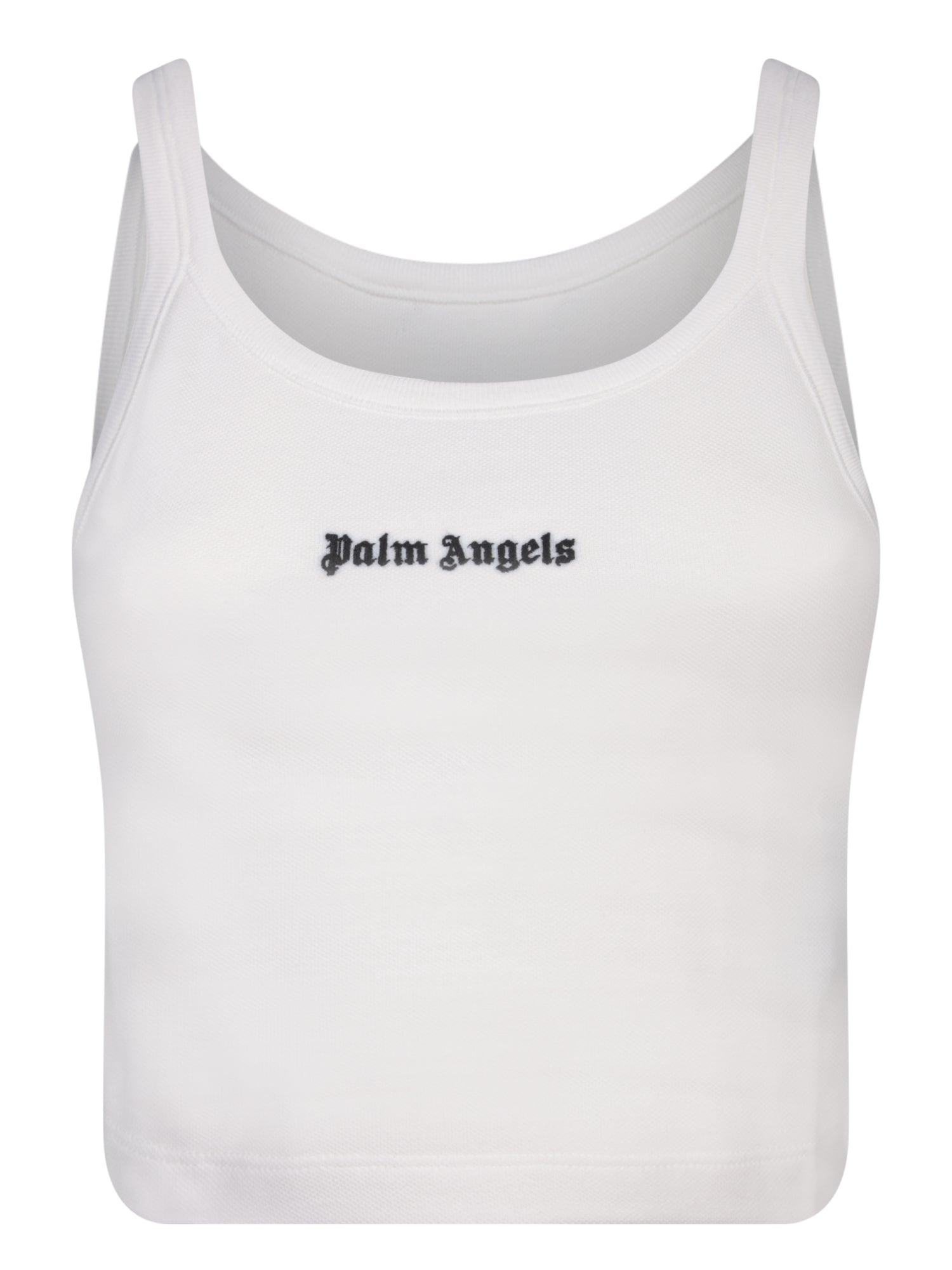 PALM ANGELS 로고 화이트 탑