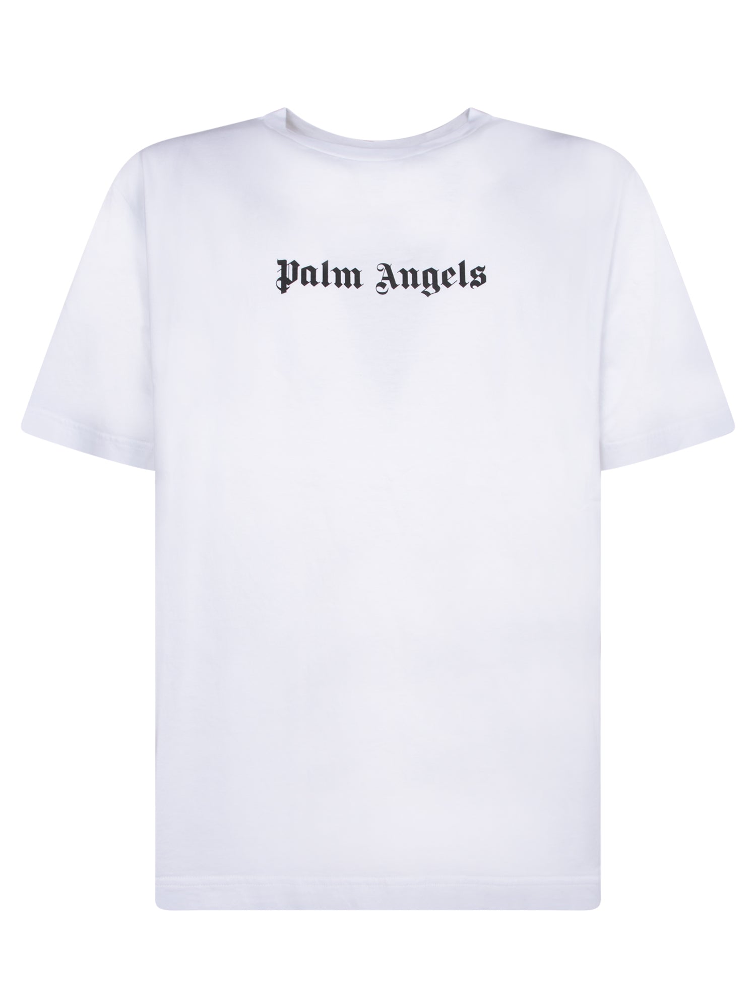 PALM ANGELS 슬림 핏 화이트 티셔츠