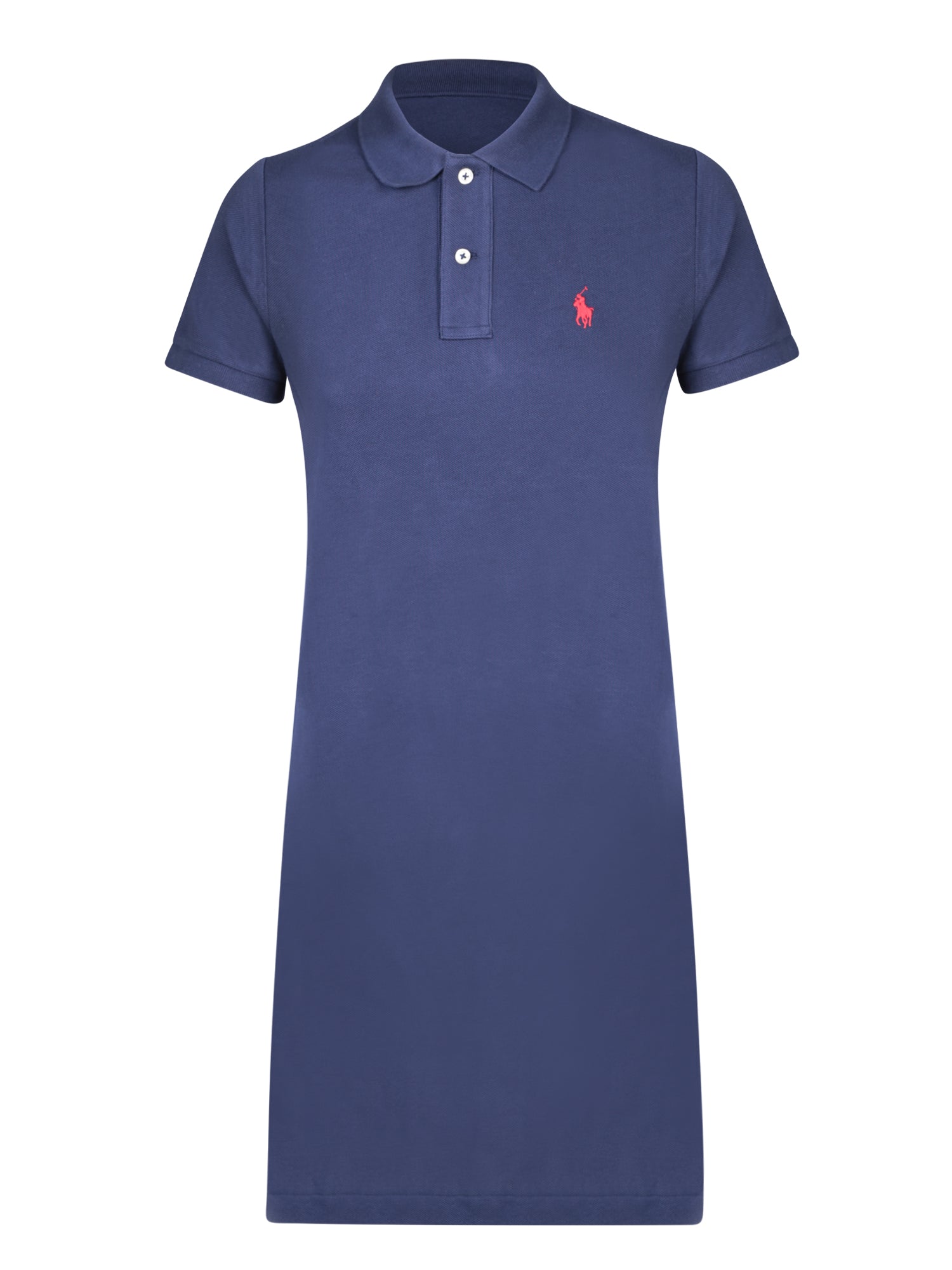폴로 RALPH LAUREN 블루 폴로 미니 드레스