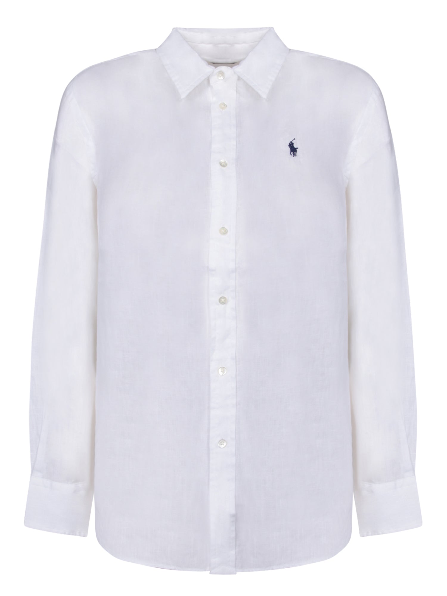 폴로 RALPH LAUREN 릴렉스 화이트 린넨 셔츠