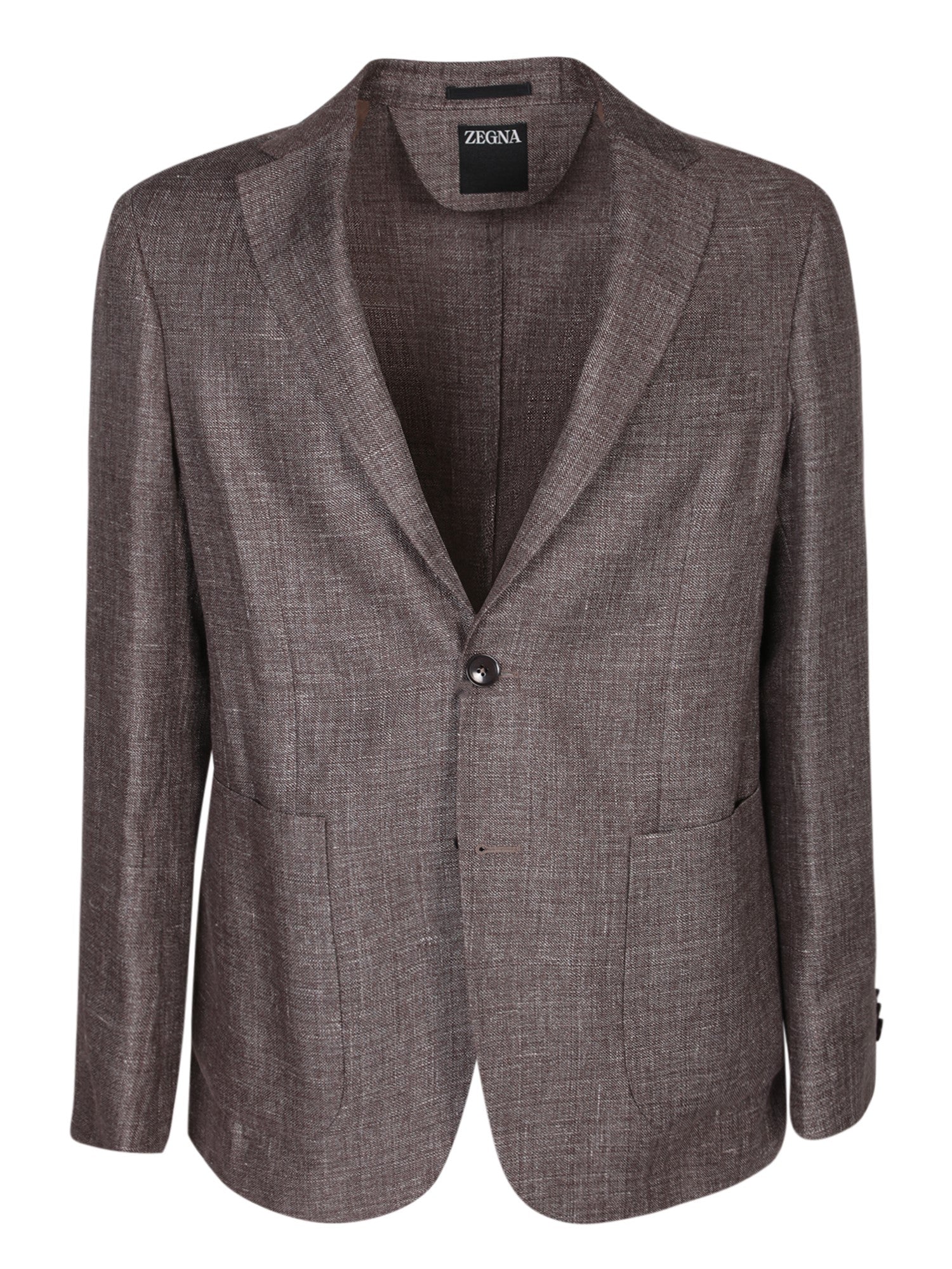 ZEGNA 린넨 and 울 자켓 in 베이지