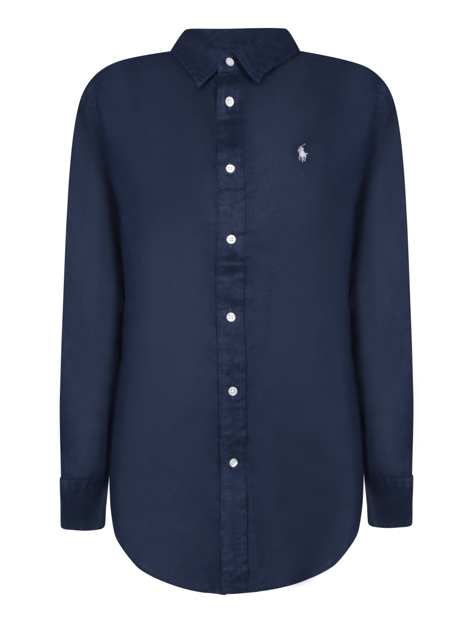 폴로 RALPH LAUREN 릴렉스 블루 린넨 셔츠