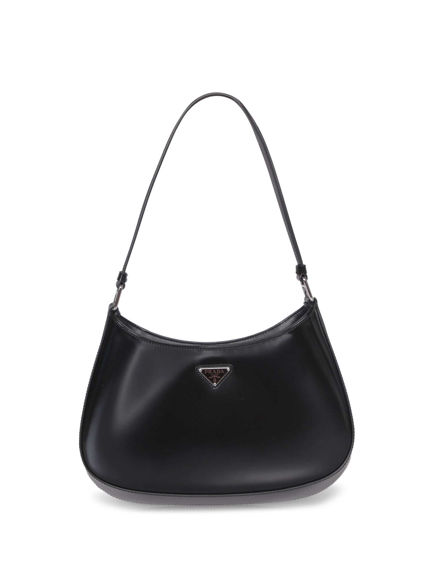 PRADA Cleo 브러쉬드 블랙 백