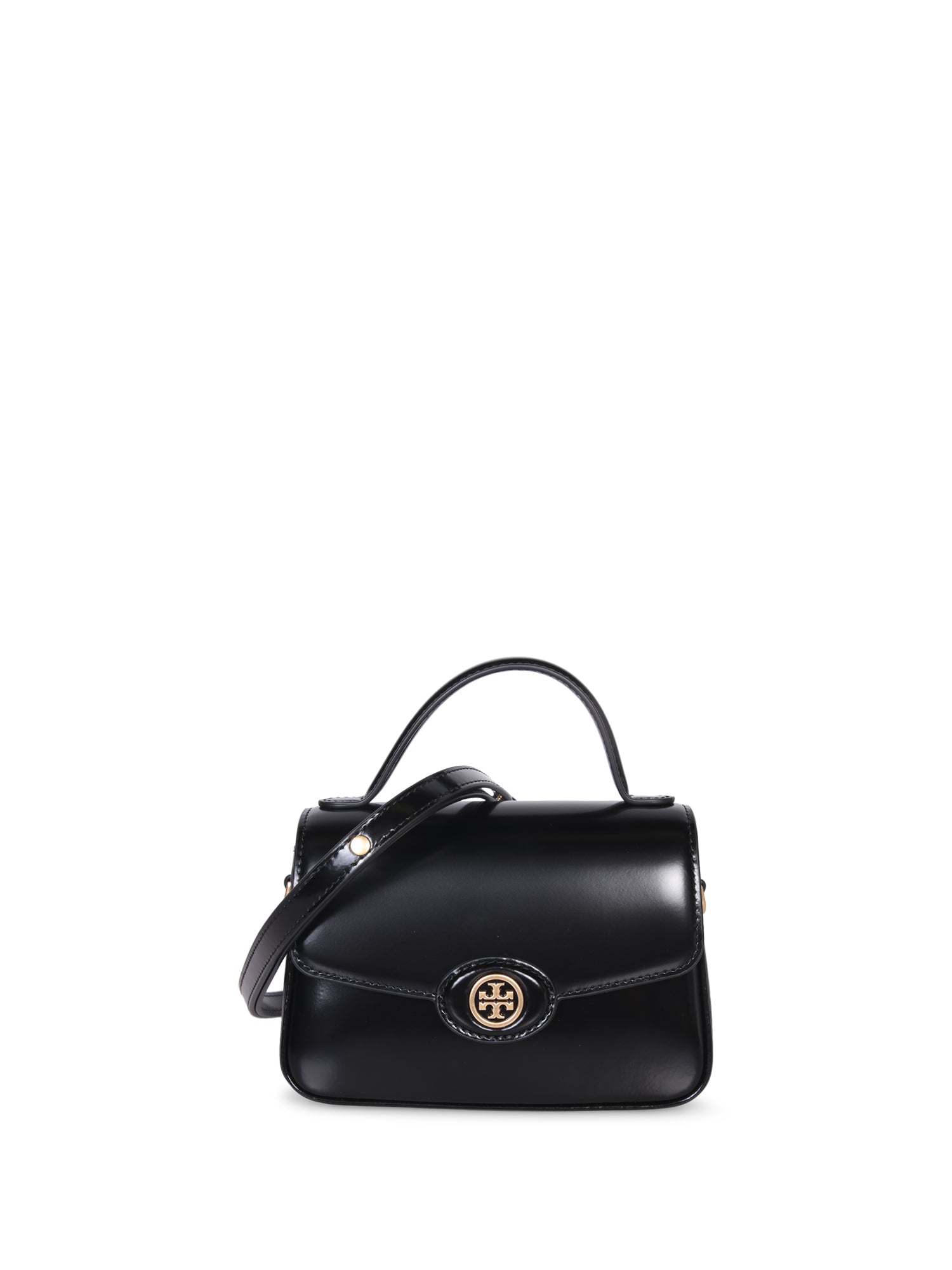 TORY BURCH Robinson 스몰 탑 핸드 블랙 백