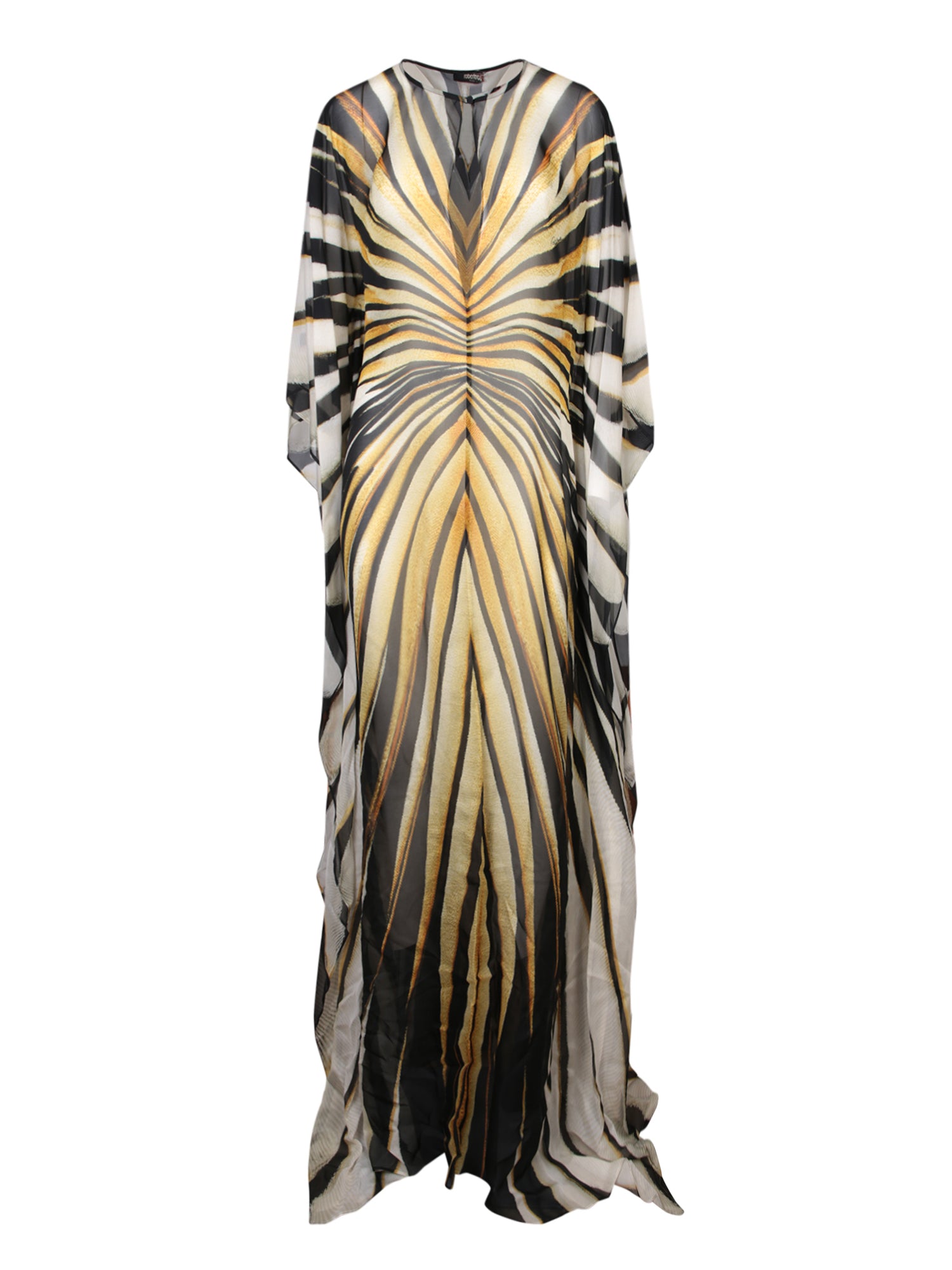 ROBERTO CAVALLI Ray of 골드 골드 Kaftan 드레스