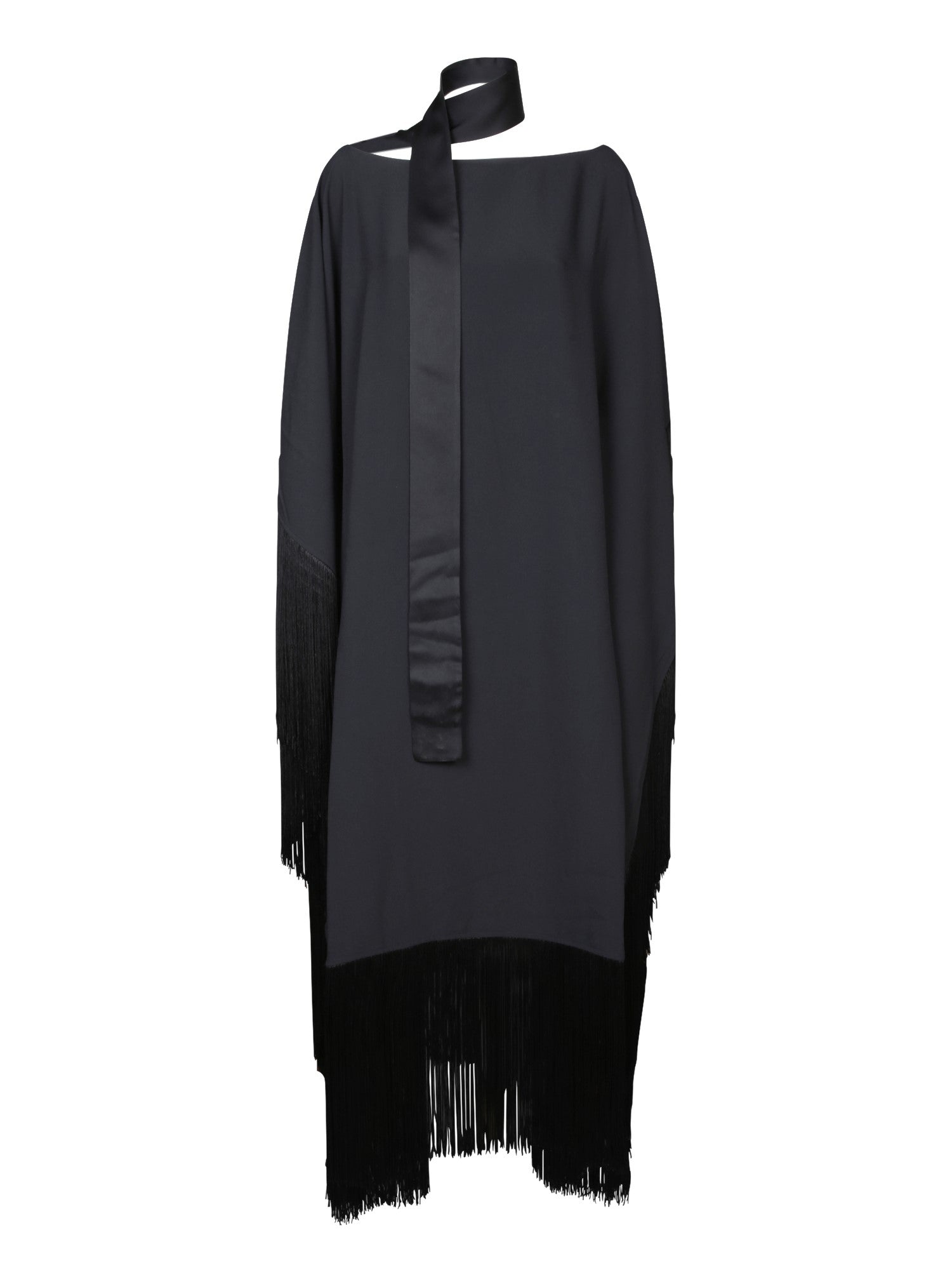 TALLER MARMO Tevere 블랙 Kaftan 드레스