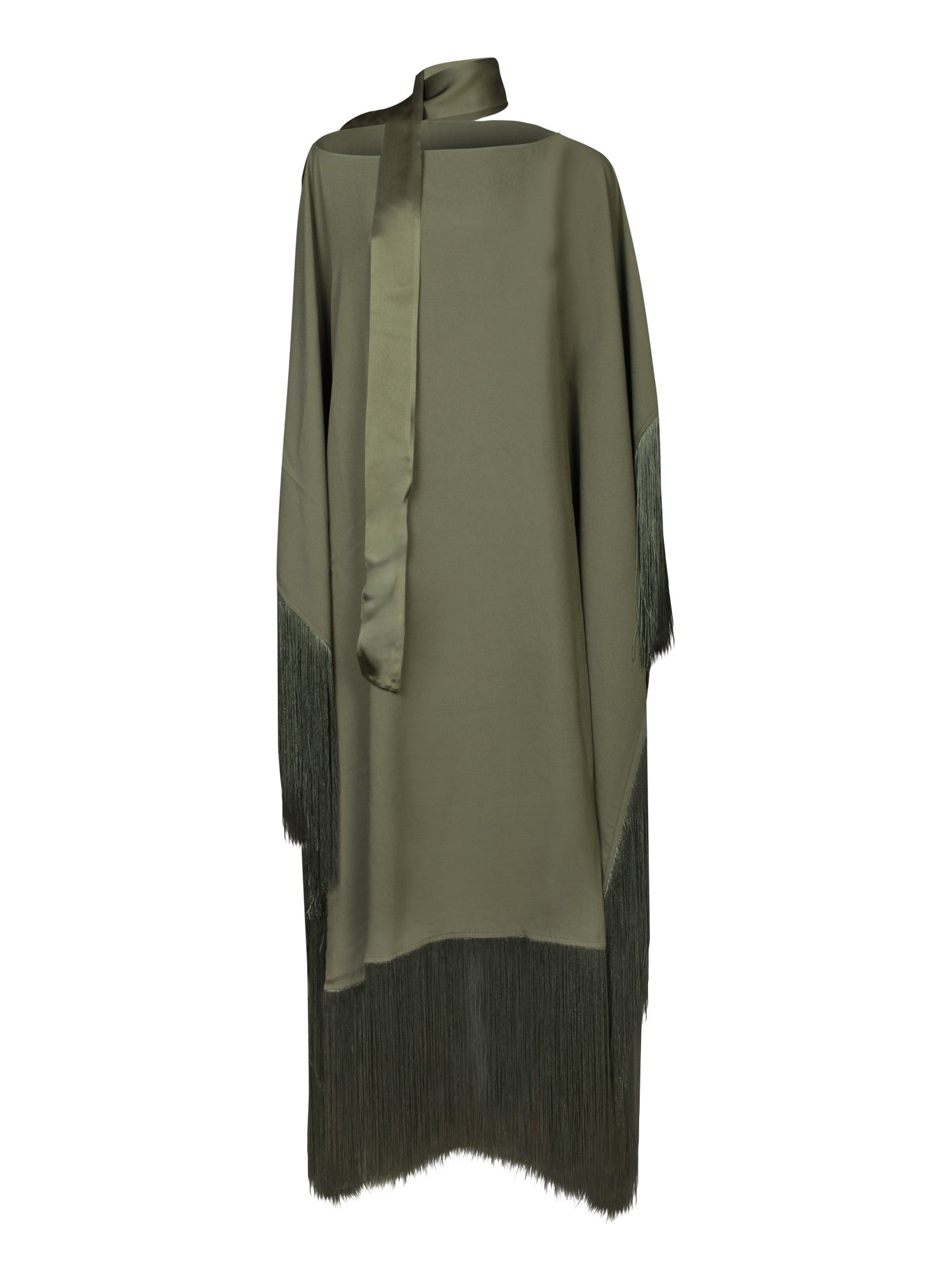 TALLER MARMO Tevere 그린 Kaftan 드레스