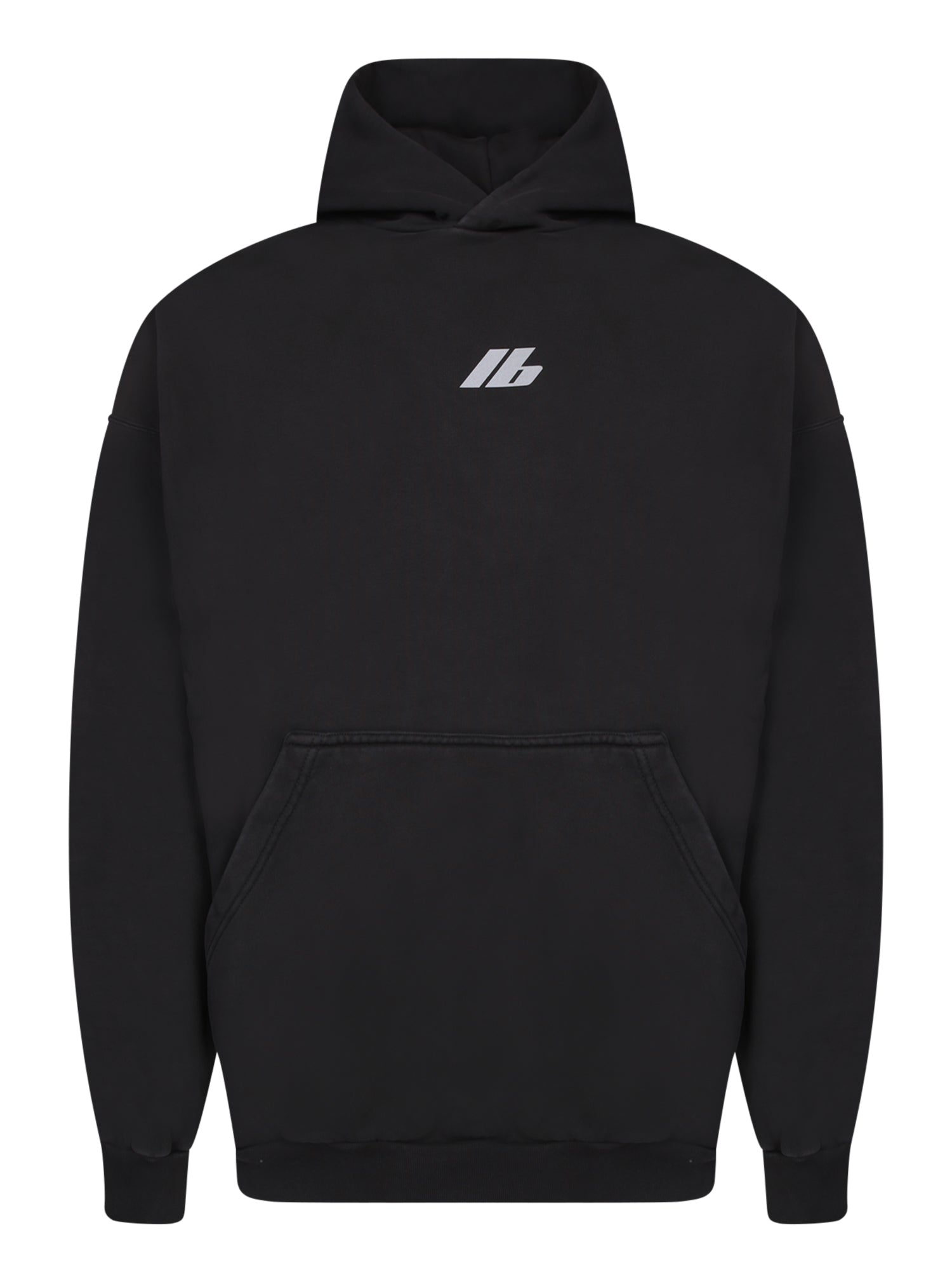 BALENCIAGA Active Molleton Archetype 블랙 스웨트 셔츠