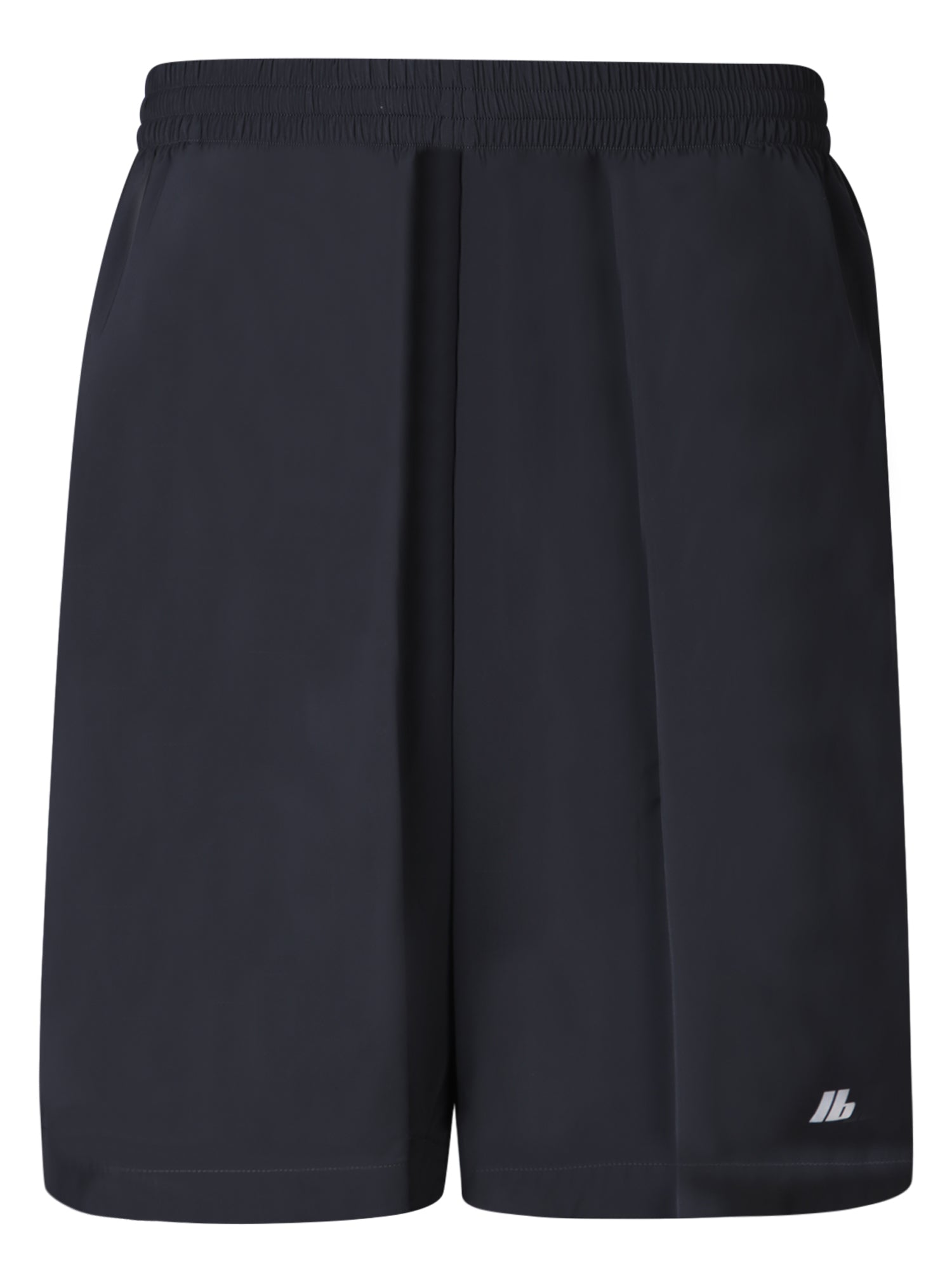 BALENCIAGA 블랙 스트레치 나일론 버뮤다 쇼츠