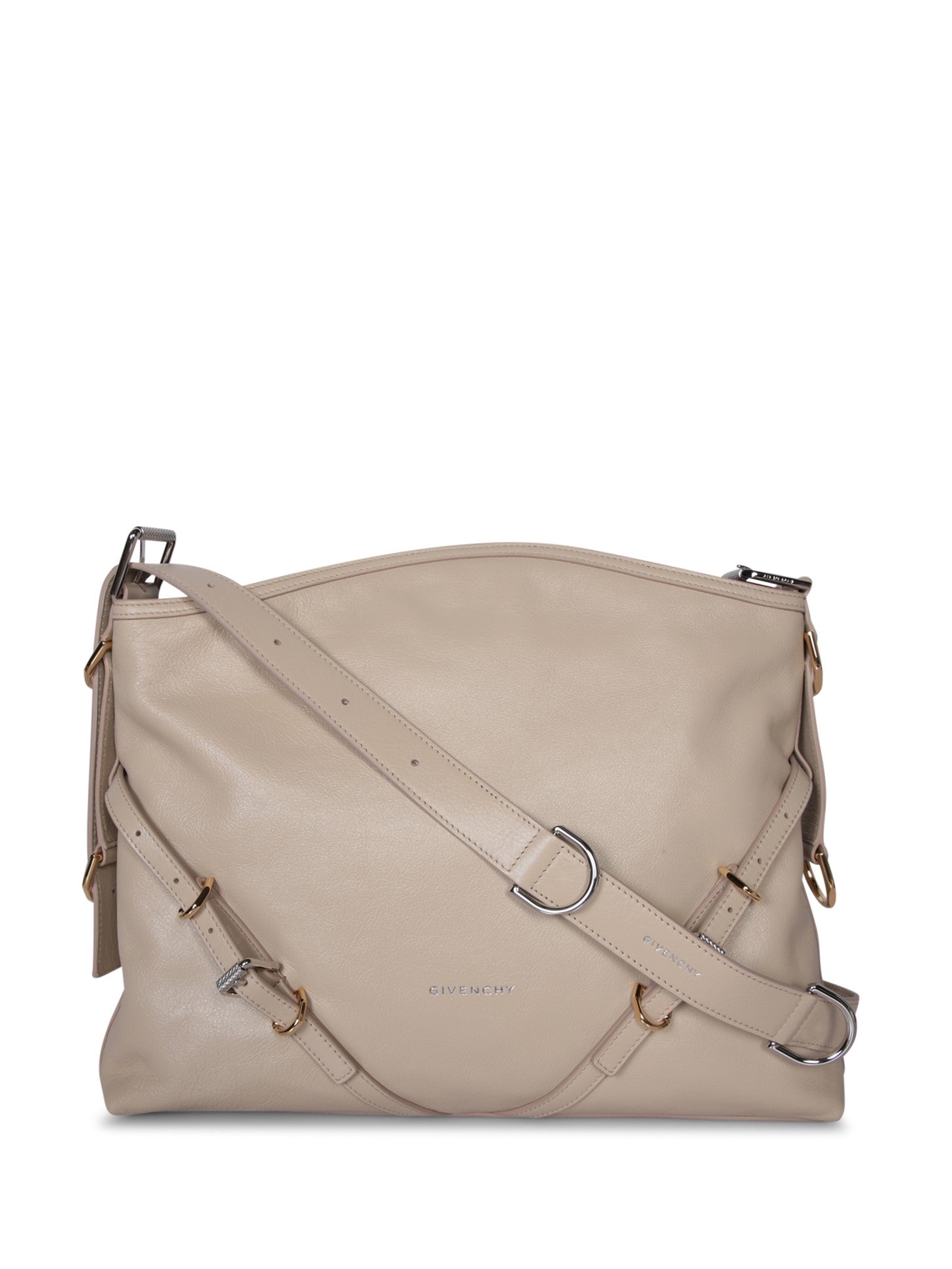 GIVENCHY Voyou M 레더 백 in 베이지