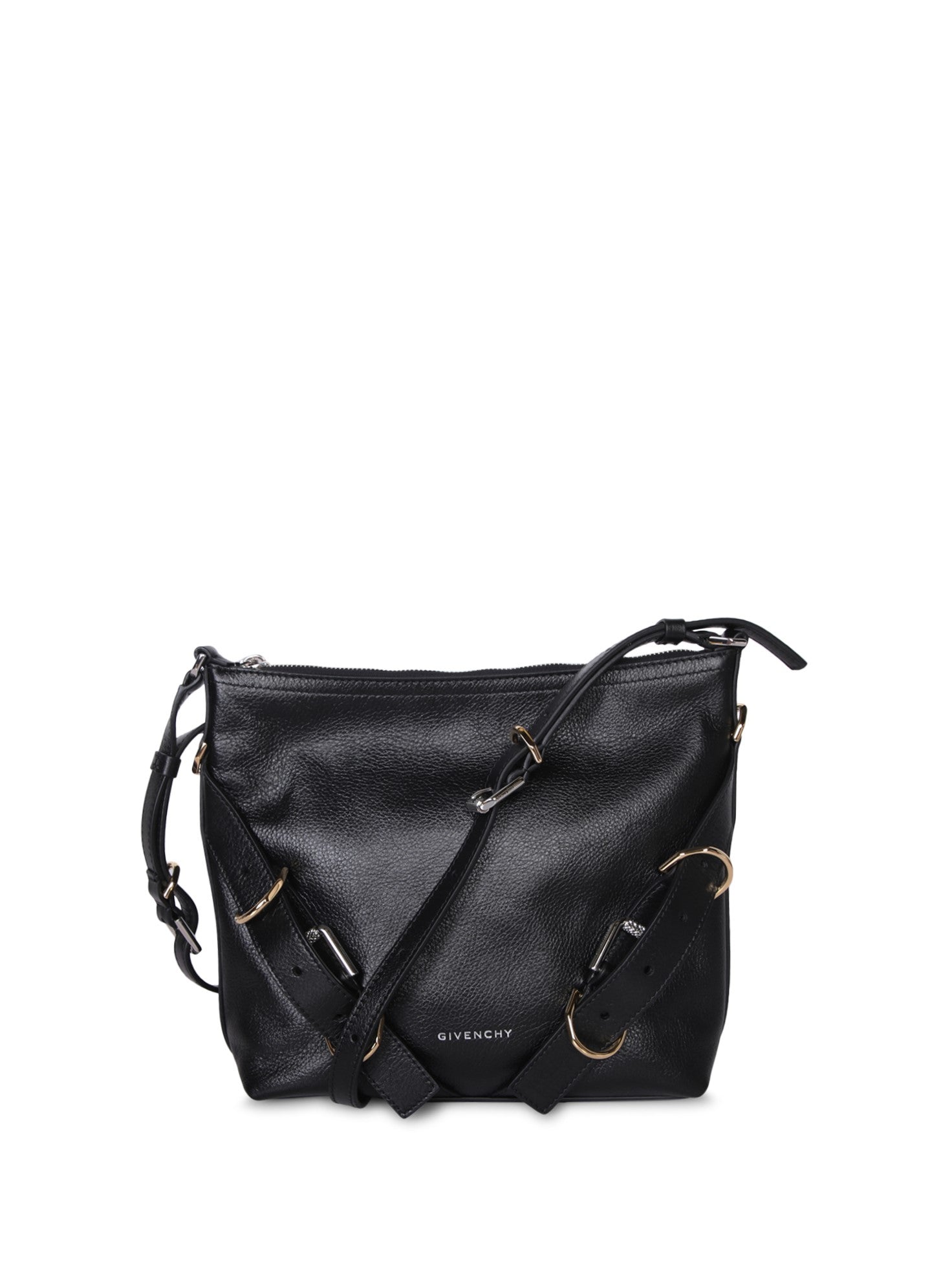 GIVENCHY Voyou 스몰 블랙 레더 백