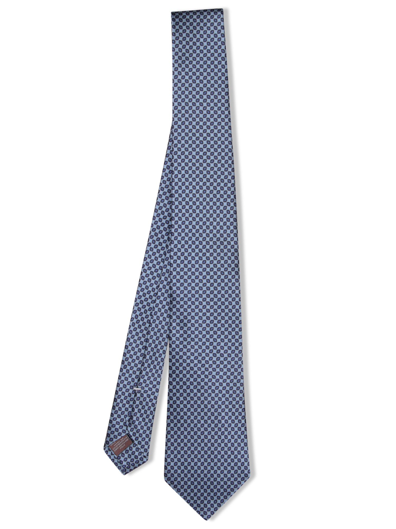 CANALI Oval 블루 타이