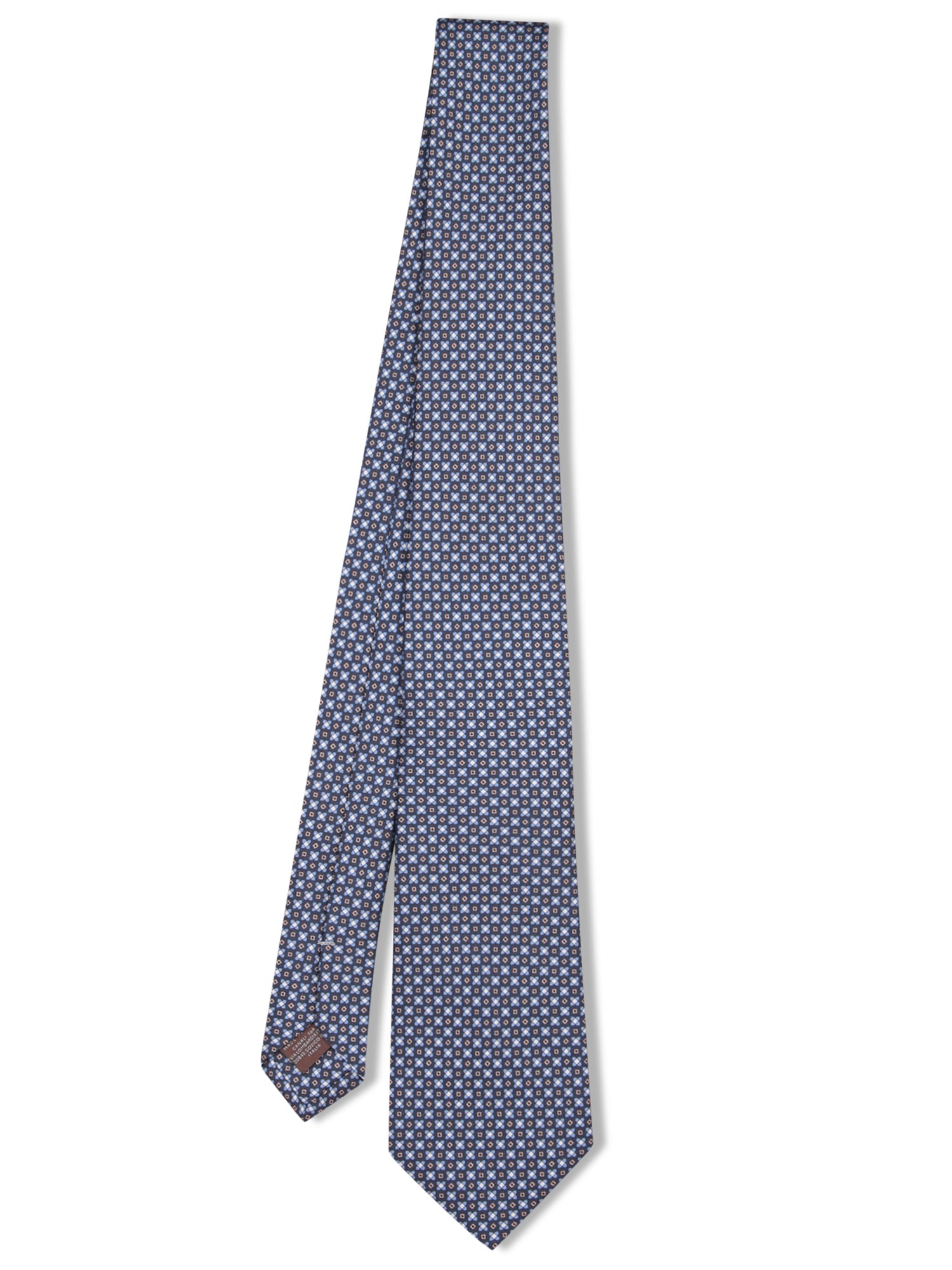 CANALI BlueBlue Microflower 타이