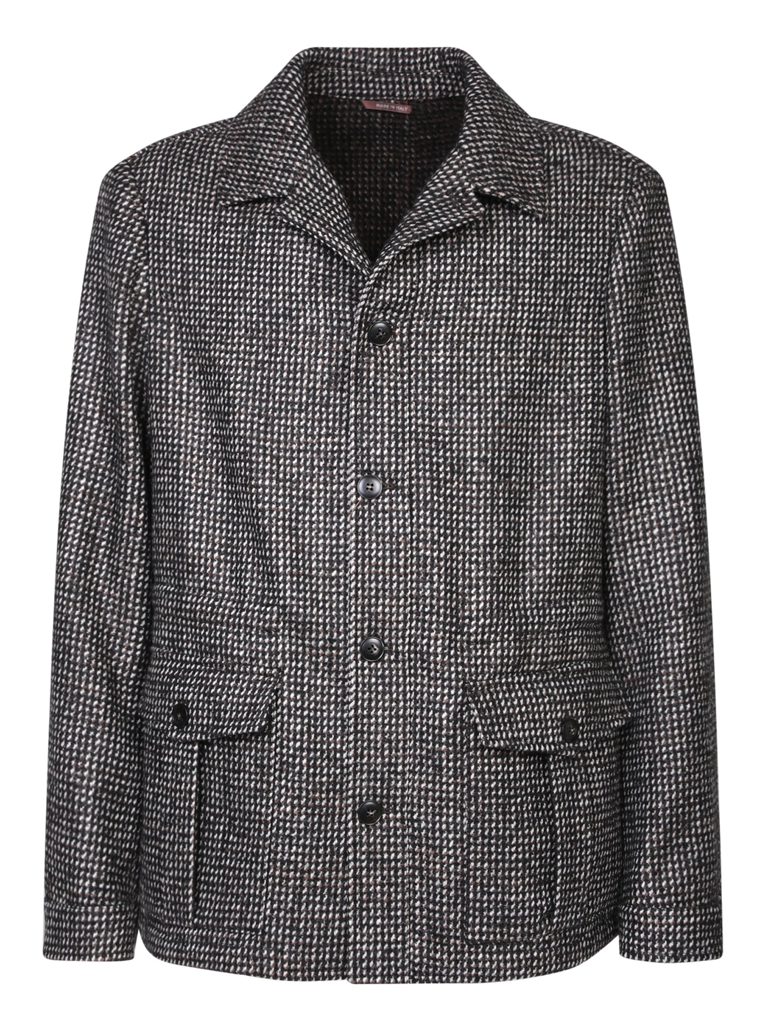 CANALI 사하라 자켓 in 블랙 and 화이트