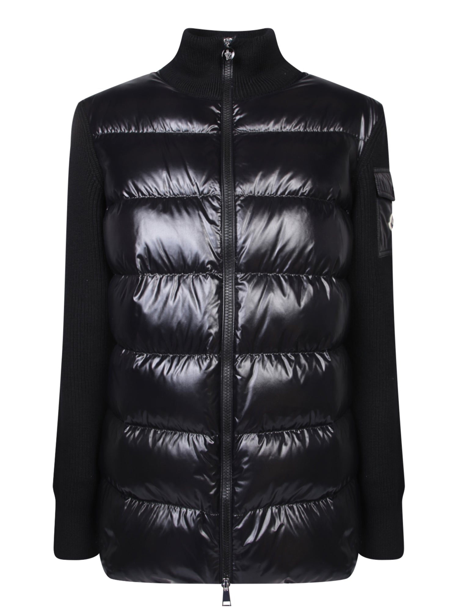 MONCLER 블랙 다운 가디건