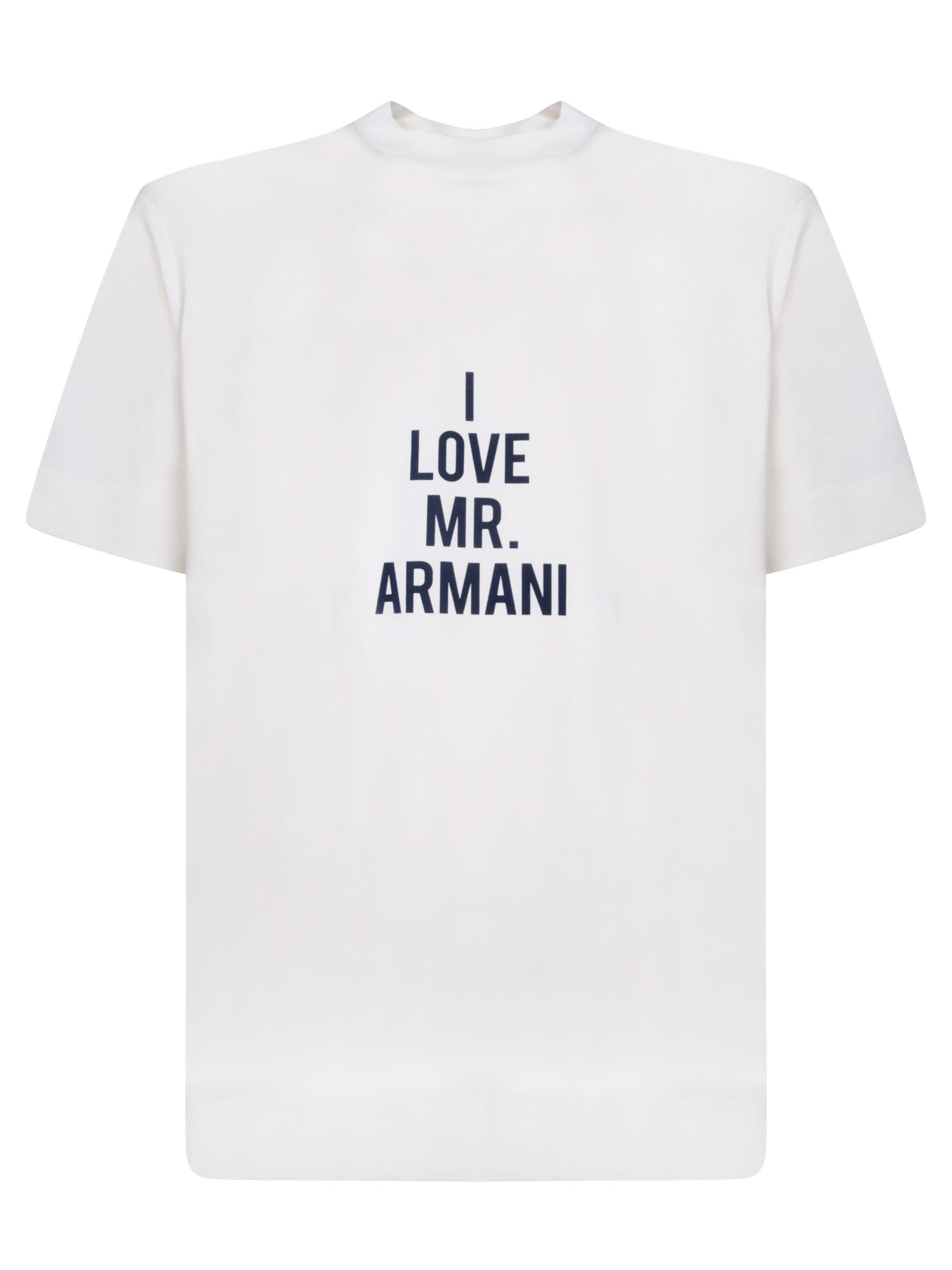 EMPORIO ARMANI 화이트 프린트 티셔츠