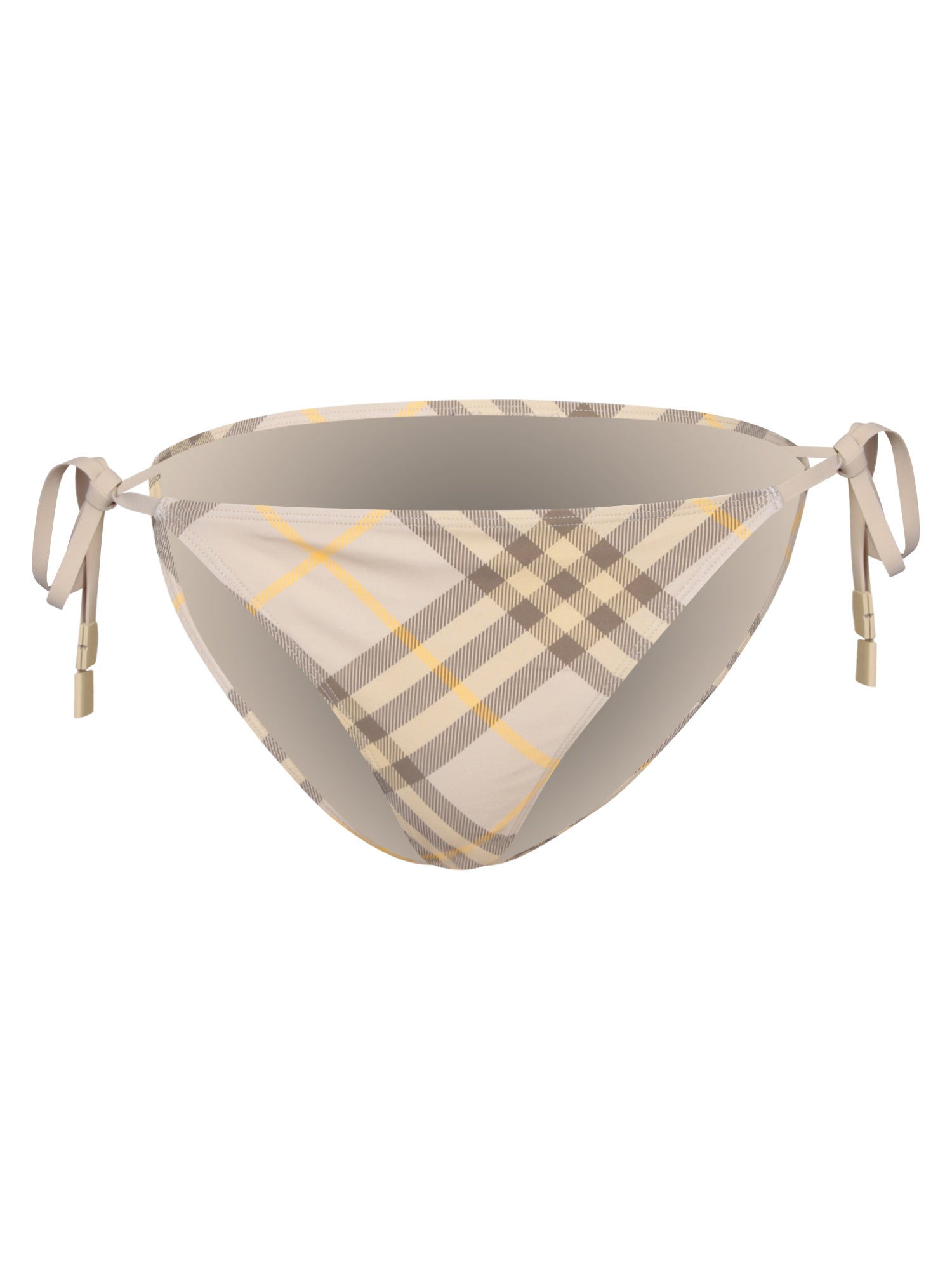 BURBERRY 베이지 체크 비키니 Bottom