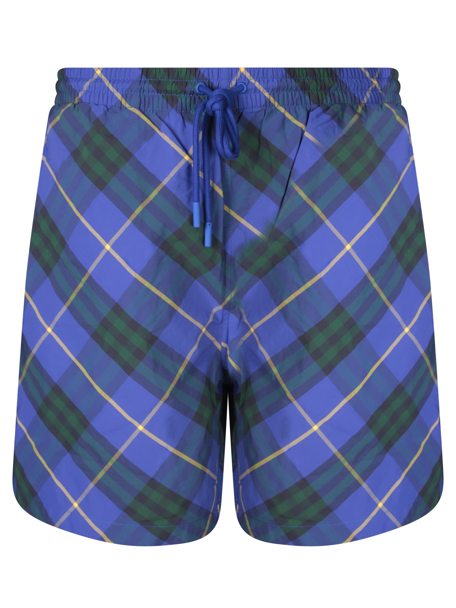 BURBERRY 블루 체크 Swim 쇼츠