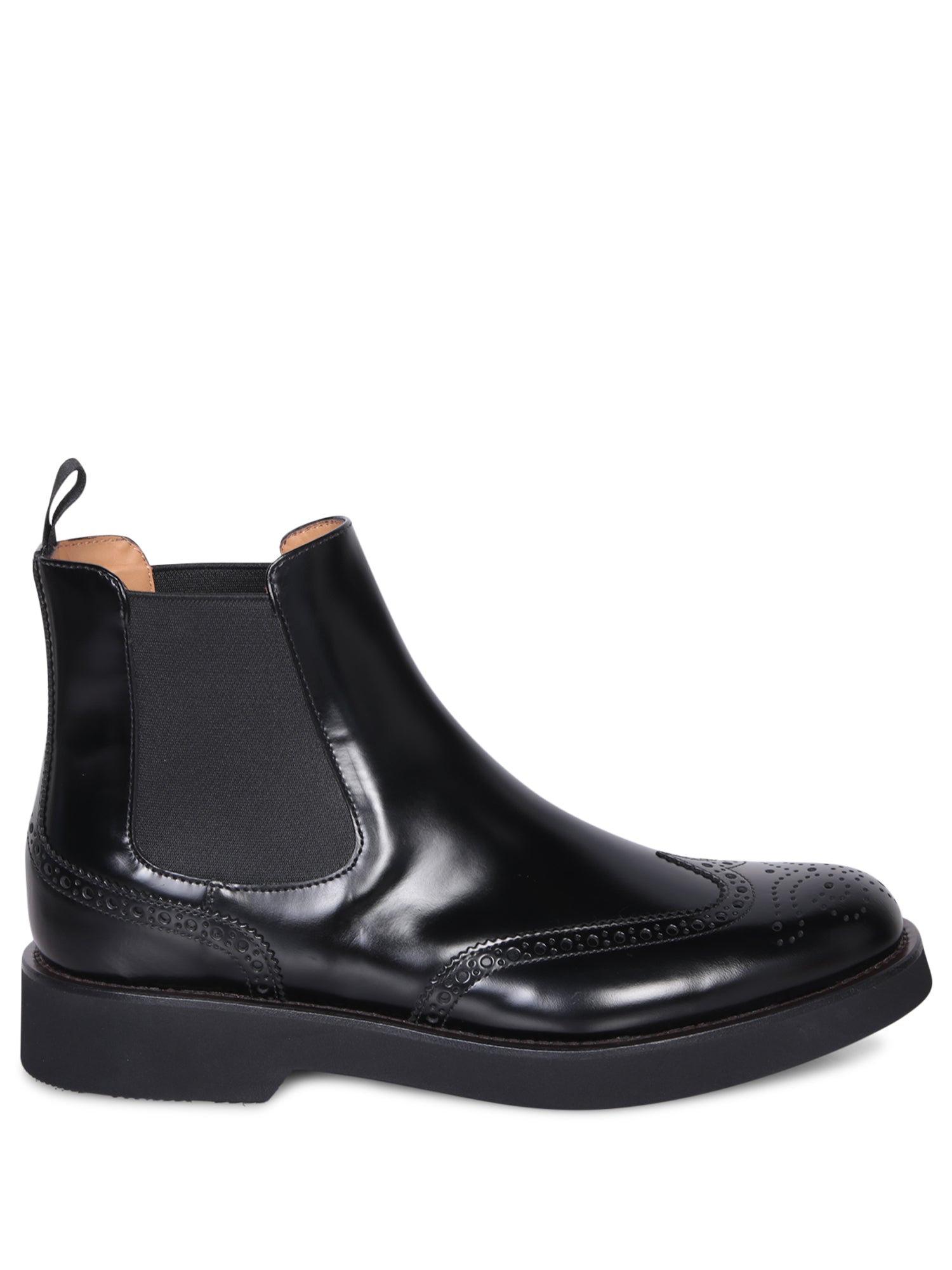 CHURCHS Ketsby Polish 블랙 앵클 부츠