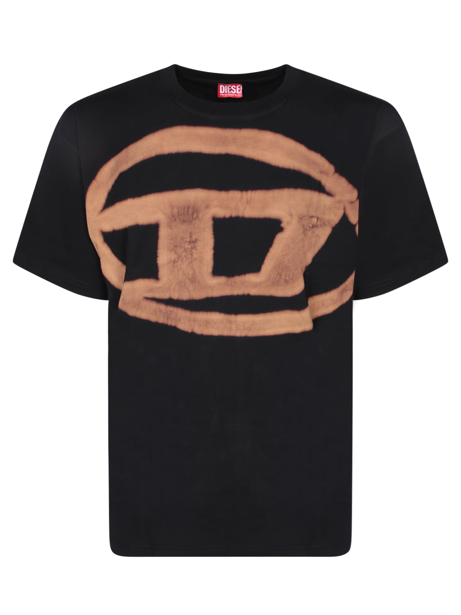 DIESEL Doval 로고 티셔츠 블랙