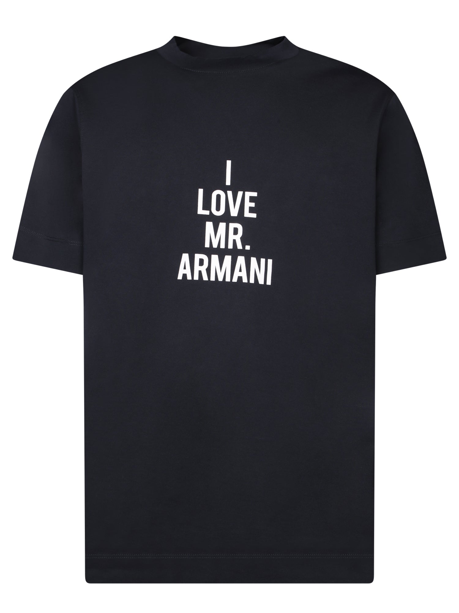 EMPORIO ARMANI I Love Mr Armani 블루 티셔츠