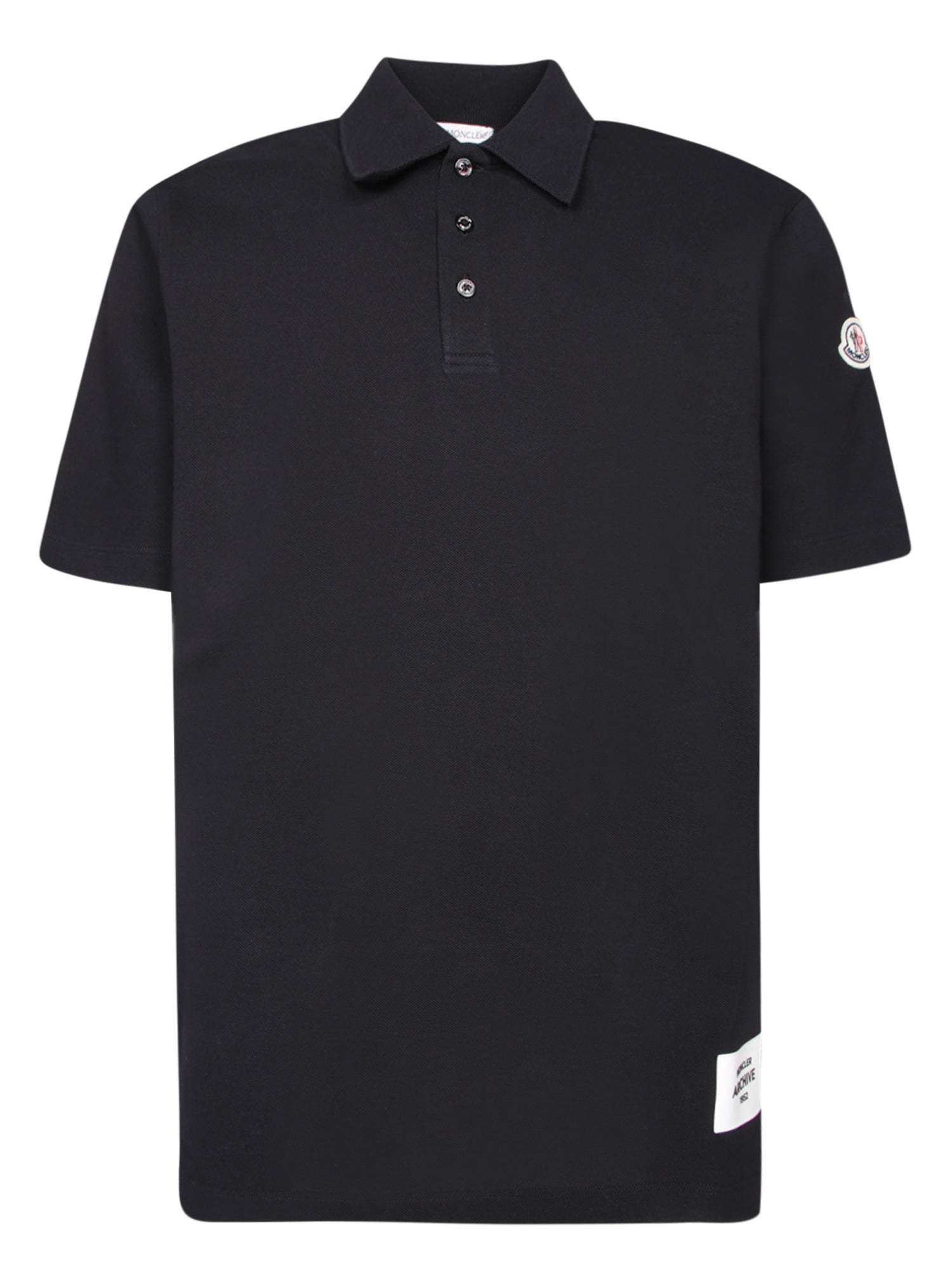 MONCLER MC 로고 Archive 블랙 폴로