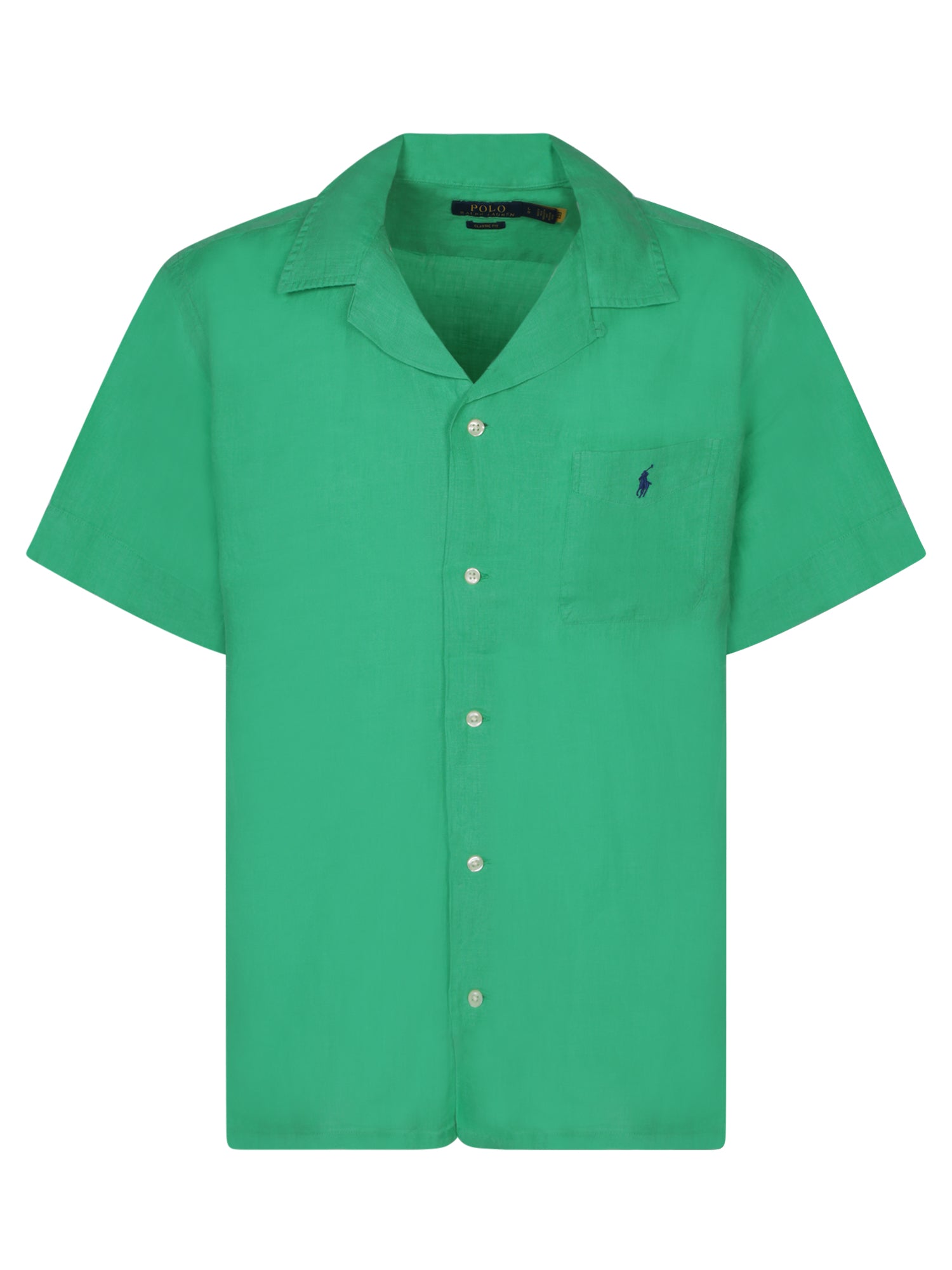 폴로 RALPH LAUREN 그린 린넨 셔츠