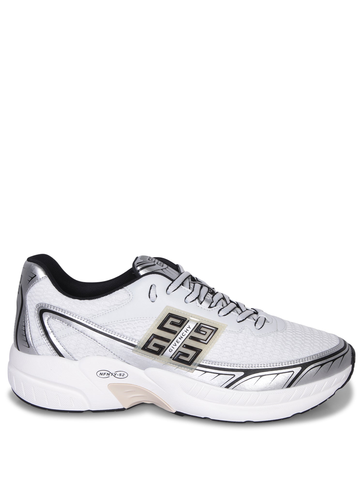 GIVENCHY NFNTY 52 로우 탑 Runners 화이트 스니커즈