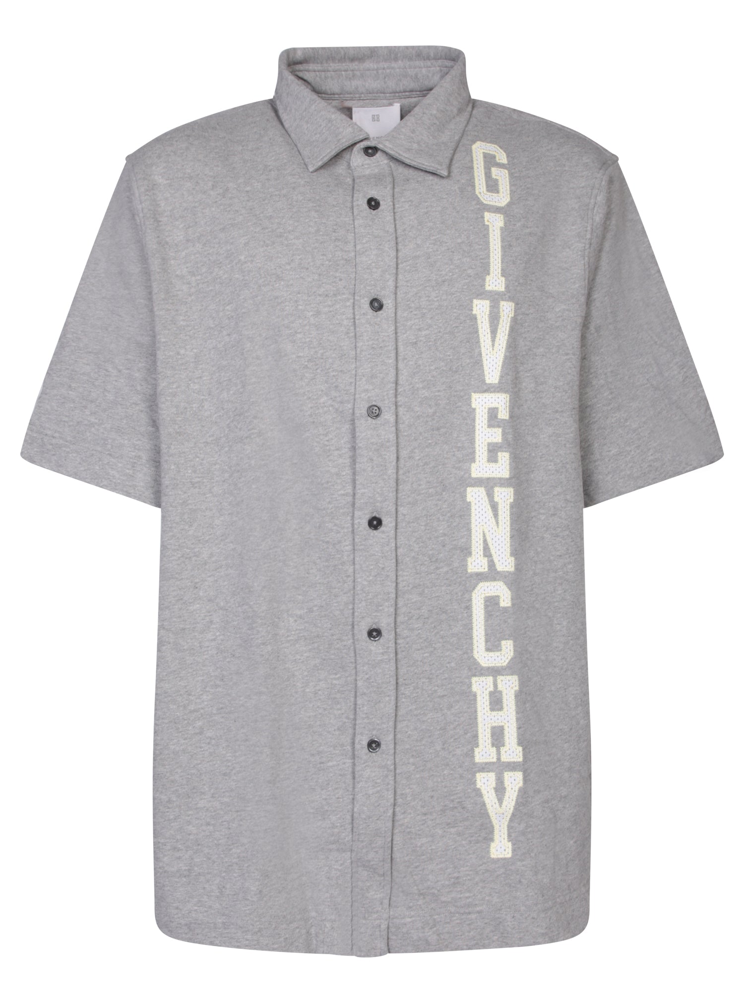 GIVENCHY 쇼츠 슬리브 그레이 셔츠