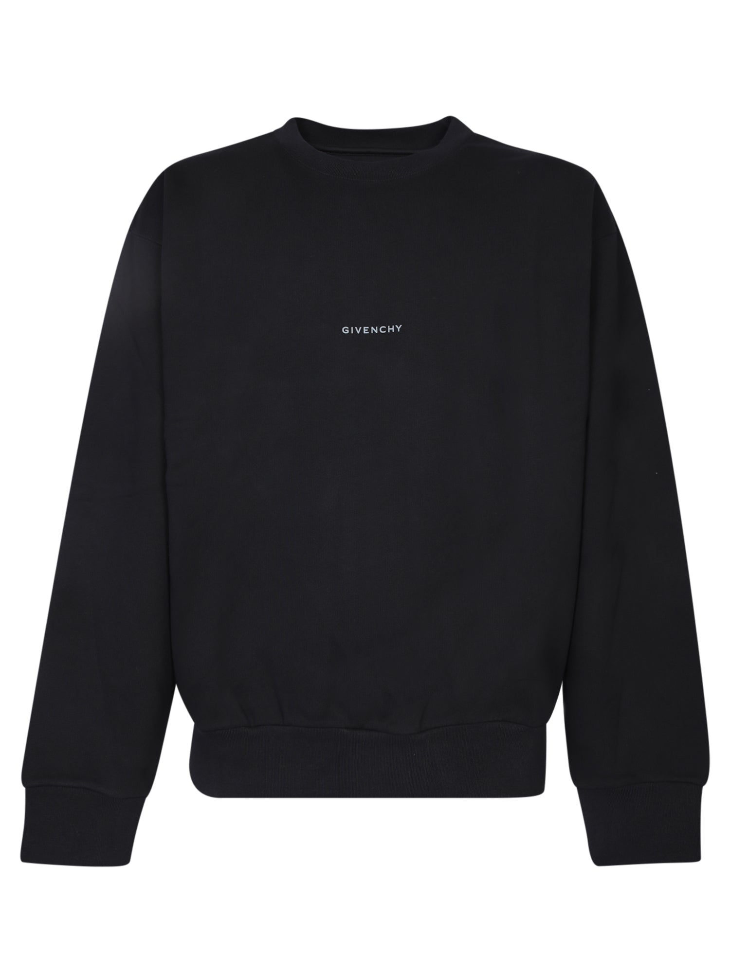 GIVENCHY 블랙 박시 핏 스웨트 셔츠