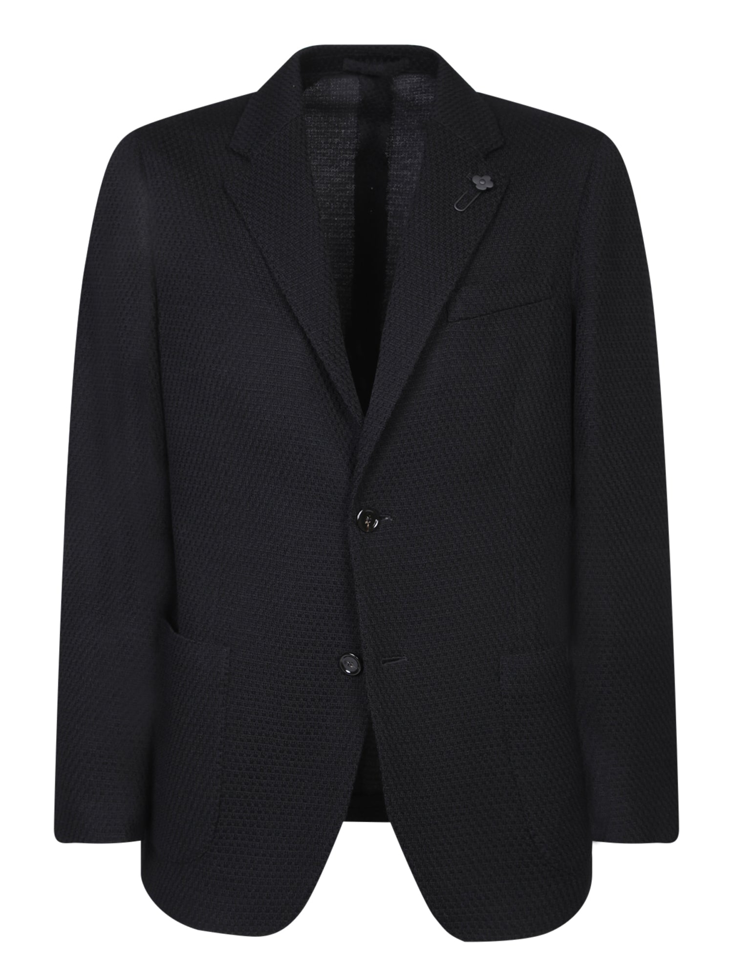 LARDINI 울 자켓 in 블랙