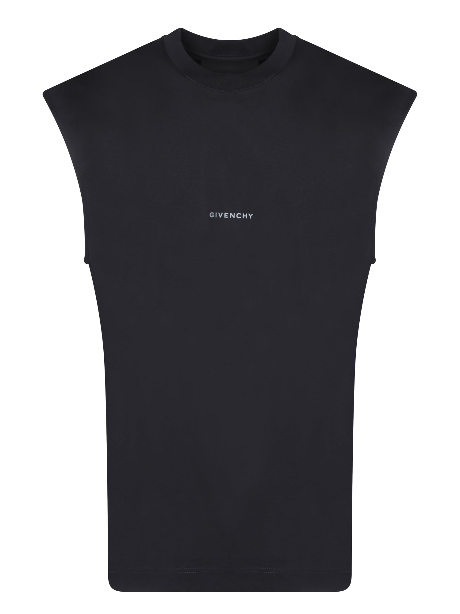 GIVENCHY 블랙 슬리브리스 티셔츠