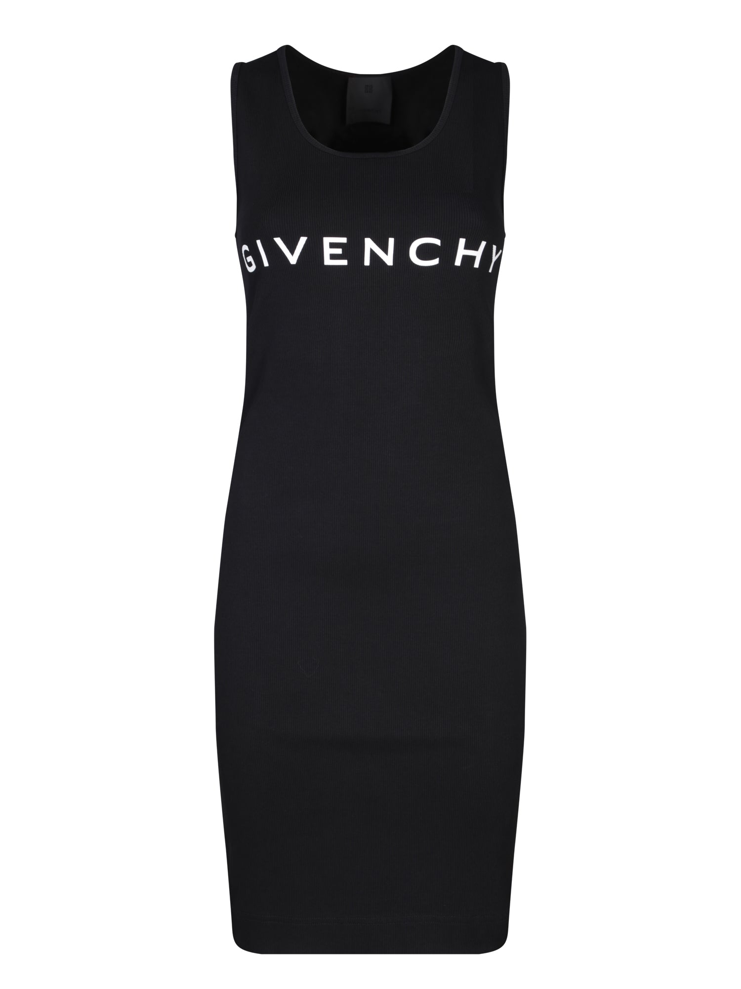 GIVENCHY 블랙 코튼 미니 드레스