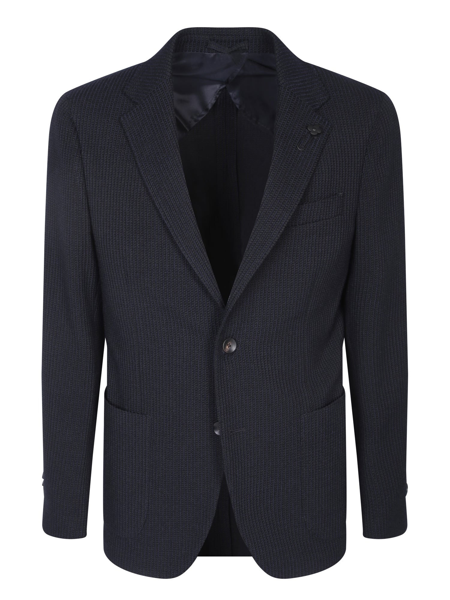 LARDINI 블루 Bouclé 자켓