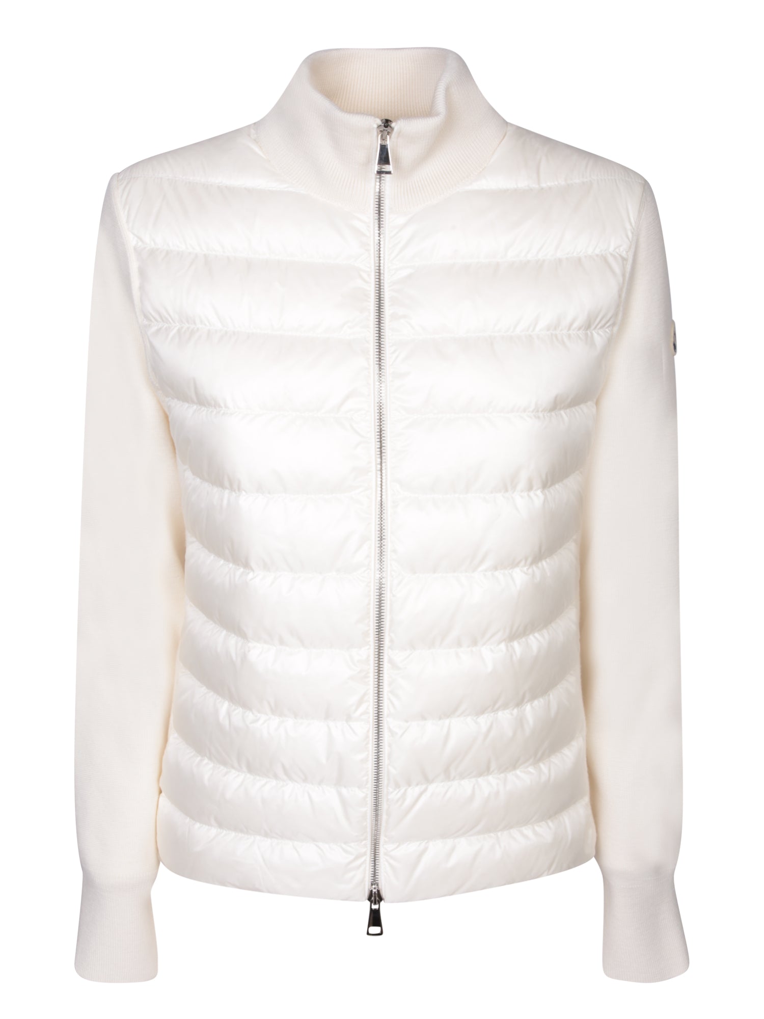 MONCLER 화이트 패딩 가디건