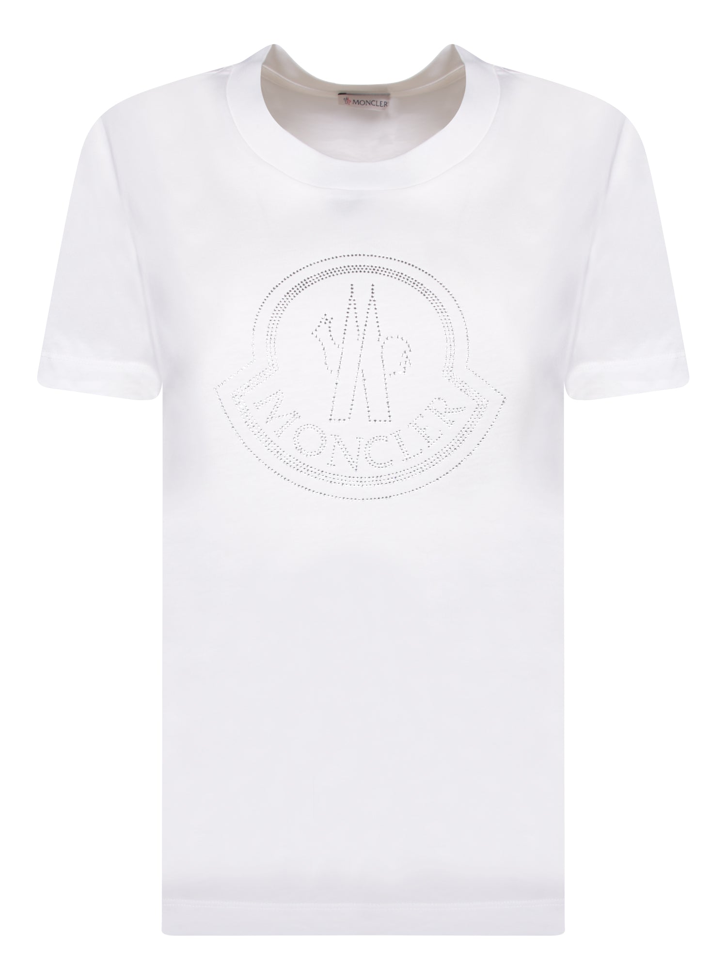 MONCLER 로고 코튼 화이트 티셔츠