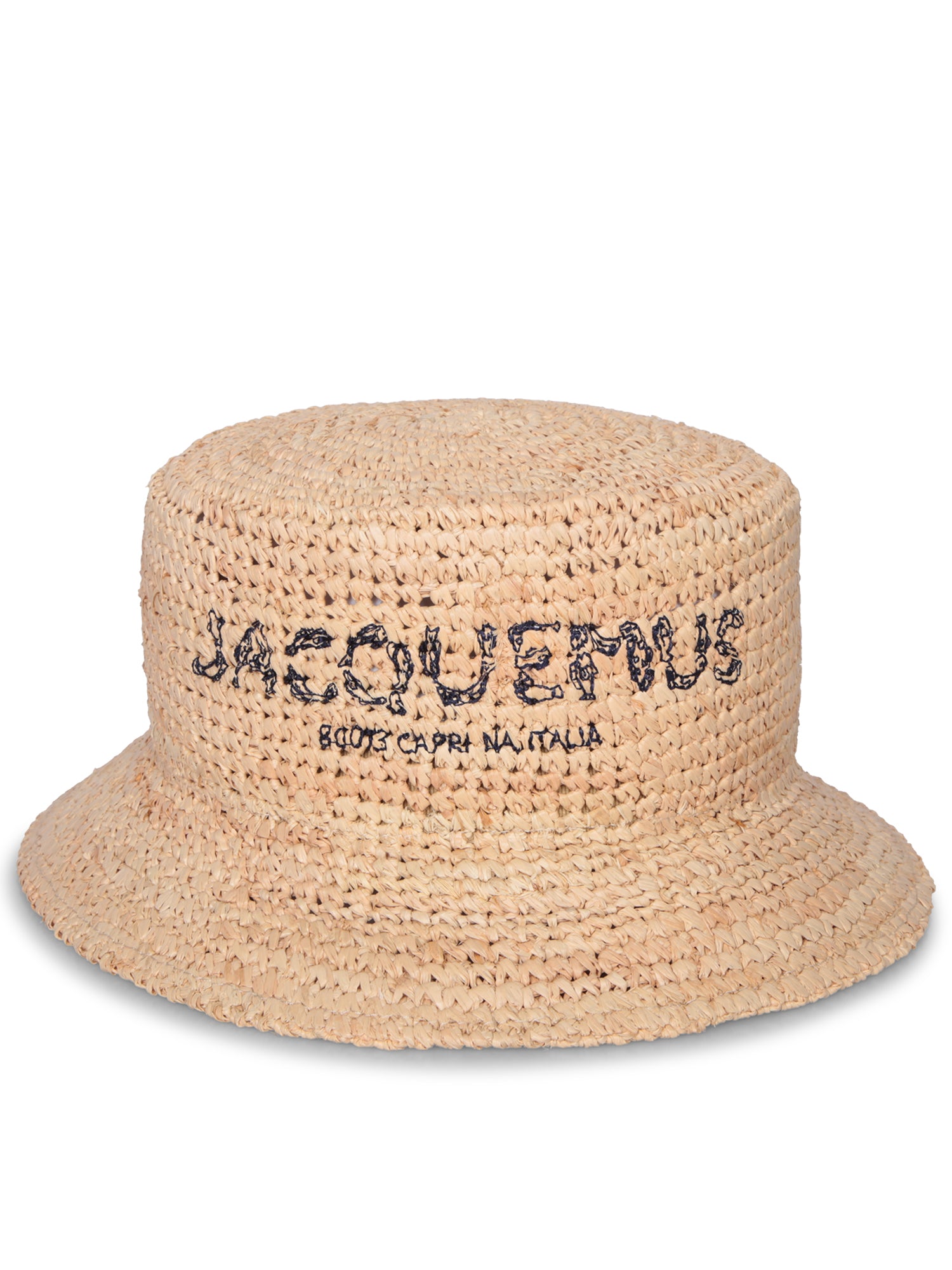 JACQUEMUS Natural 라피아 Pesco 모자
