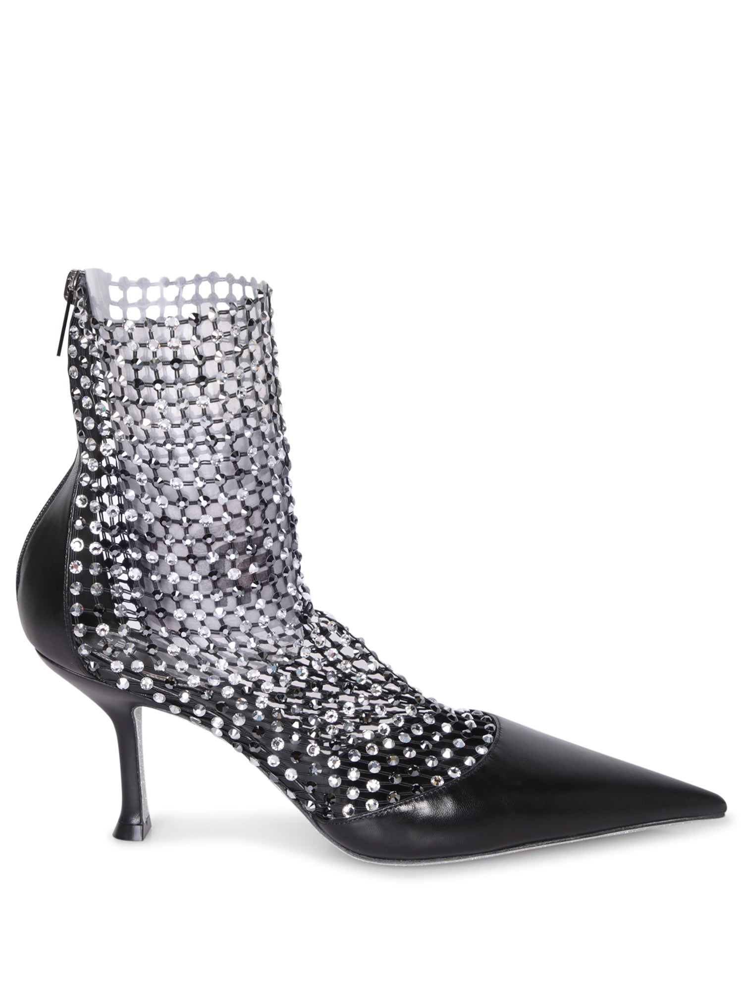 RENE CAOVILLA 블랙 T80 Mix Strass 앵클 부츠