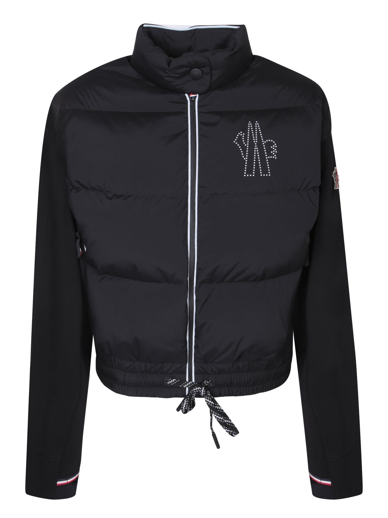 MONCLER GRENOBLE 블랙 집 업 가디건