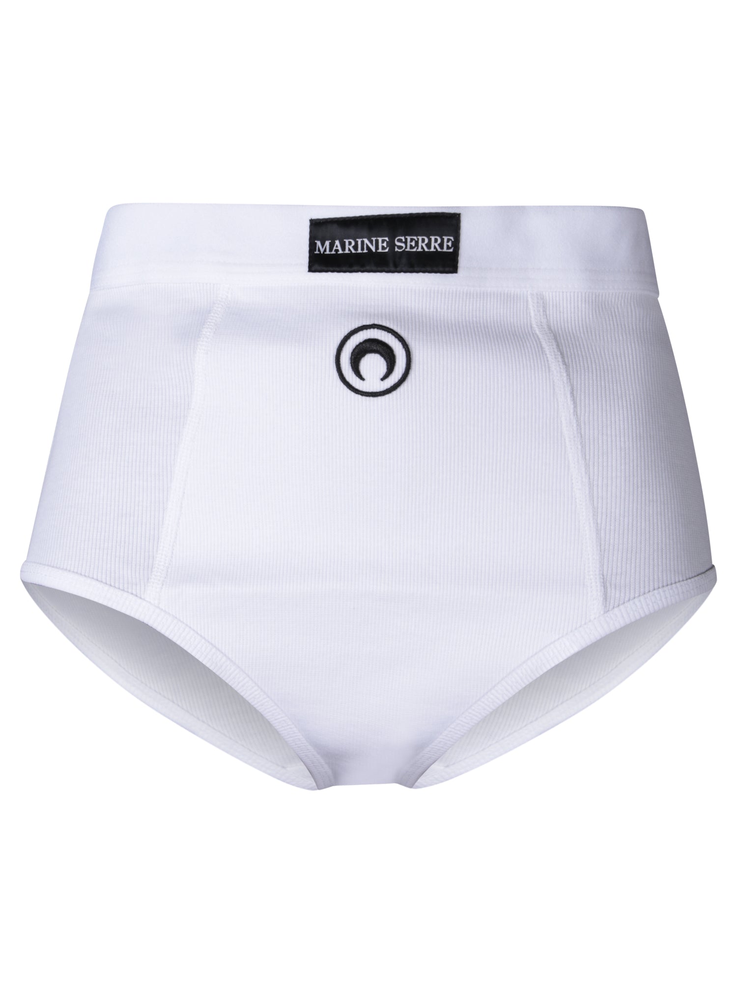 마린 SERRE 화이트 코튼 문 Culotte