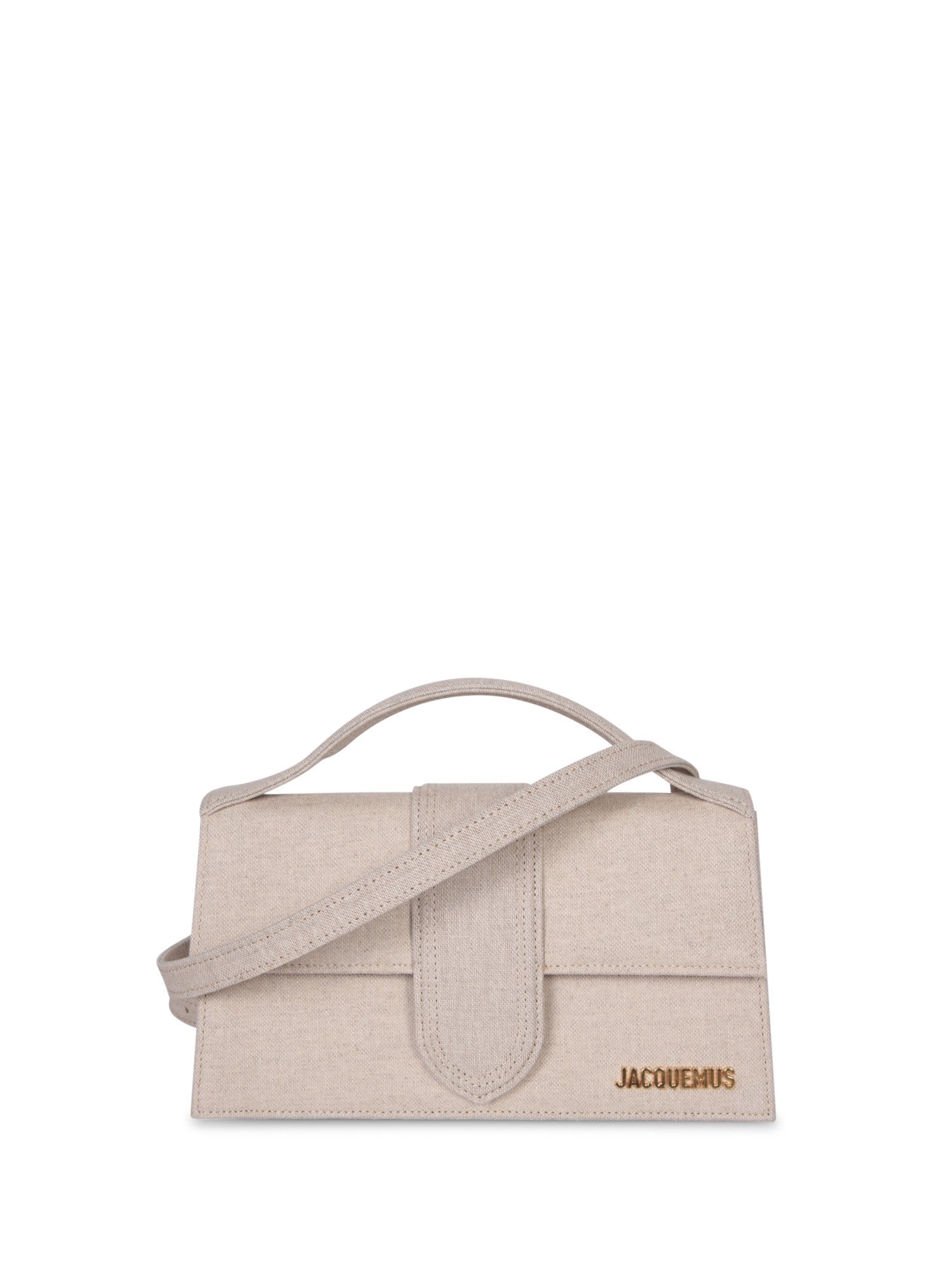 JACQUEMUS Grand Bambino 캔버스 베이지 백