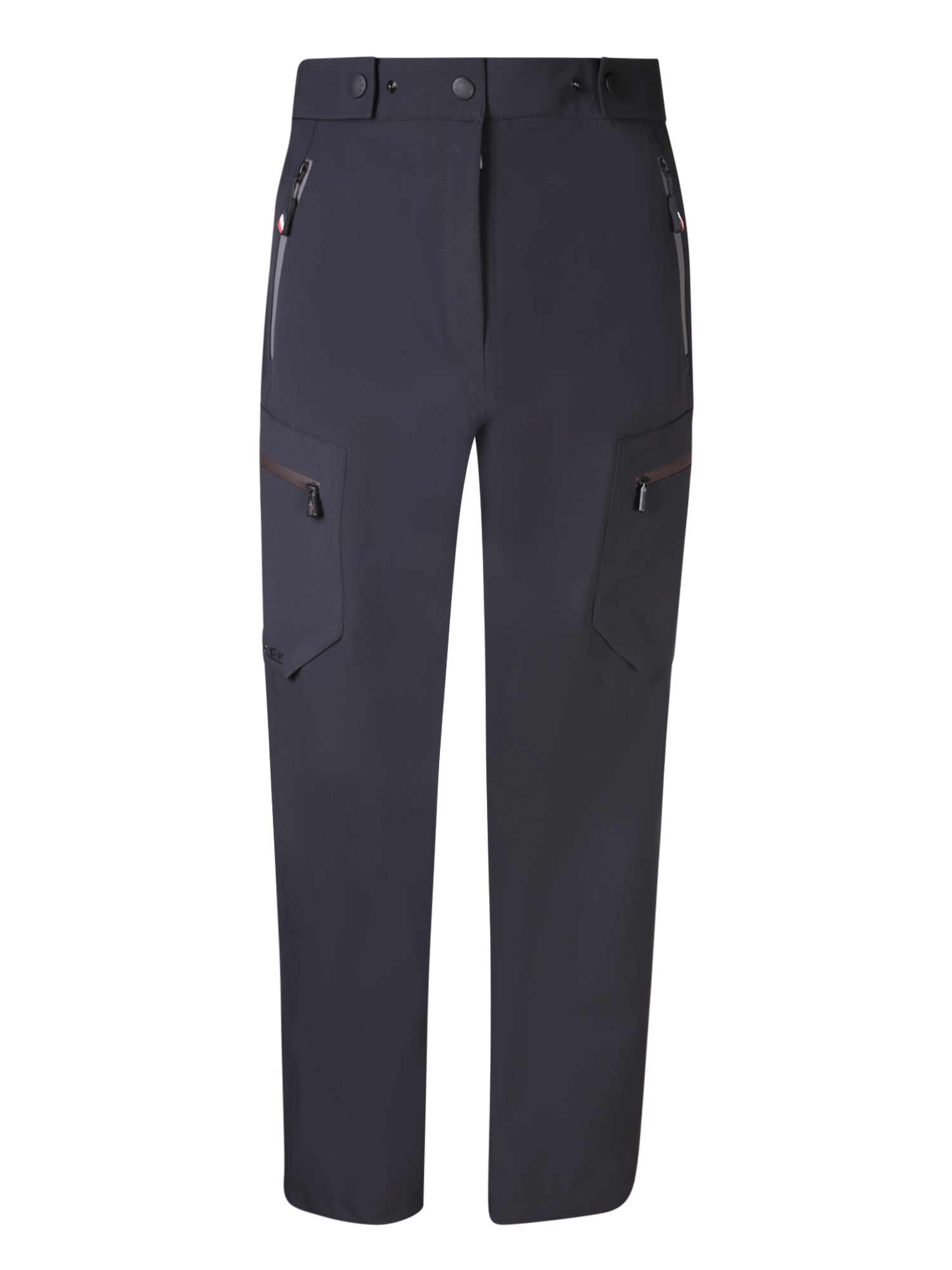 MONCLER GRENOBLE 블랙 테크니컬 트라우저