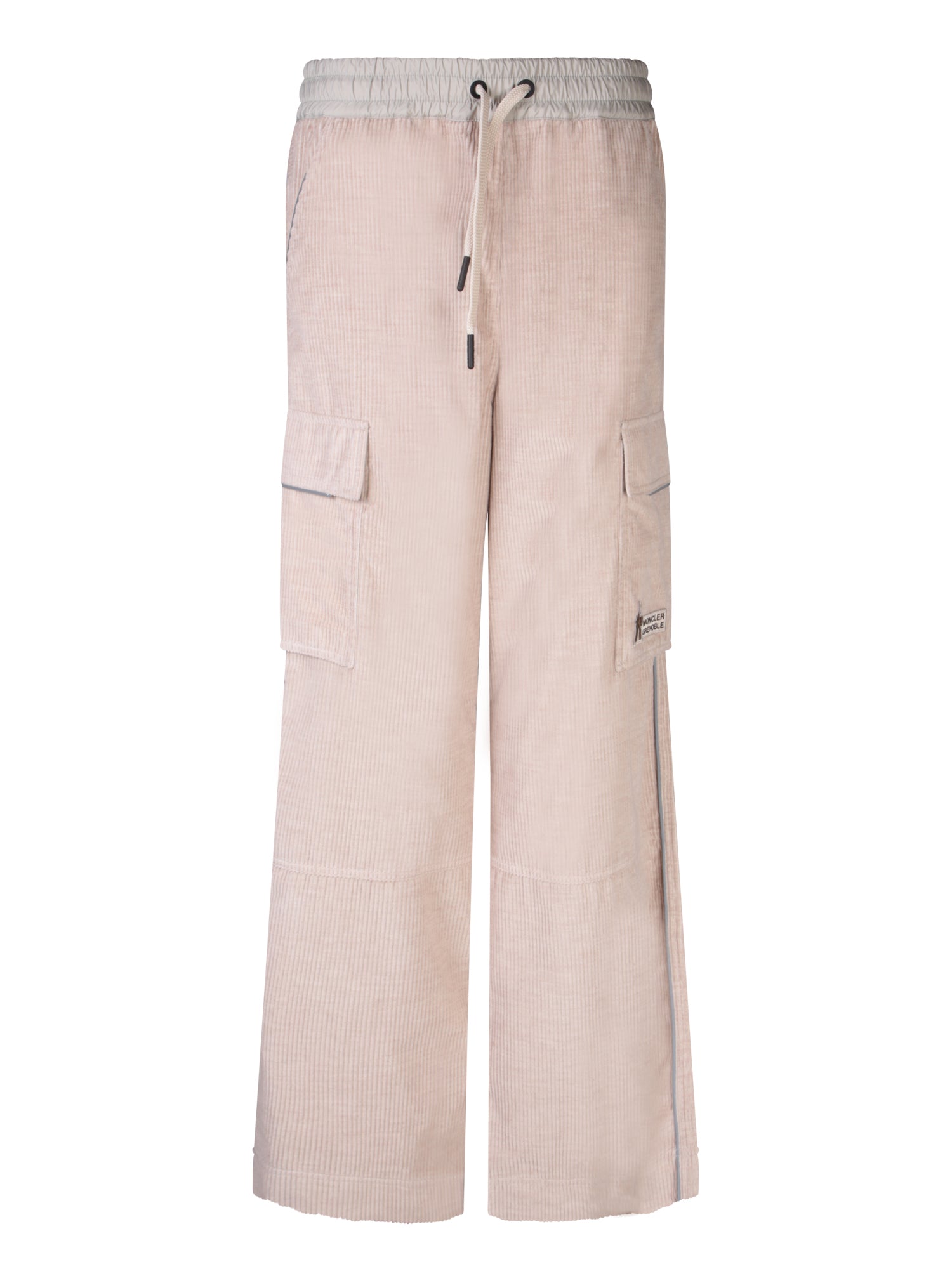 MONCLER GRENOBLE 베이지 엘라스틱 Waistband 스웨트 팬츠